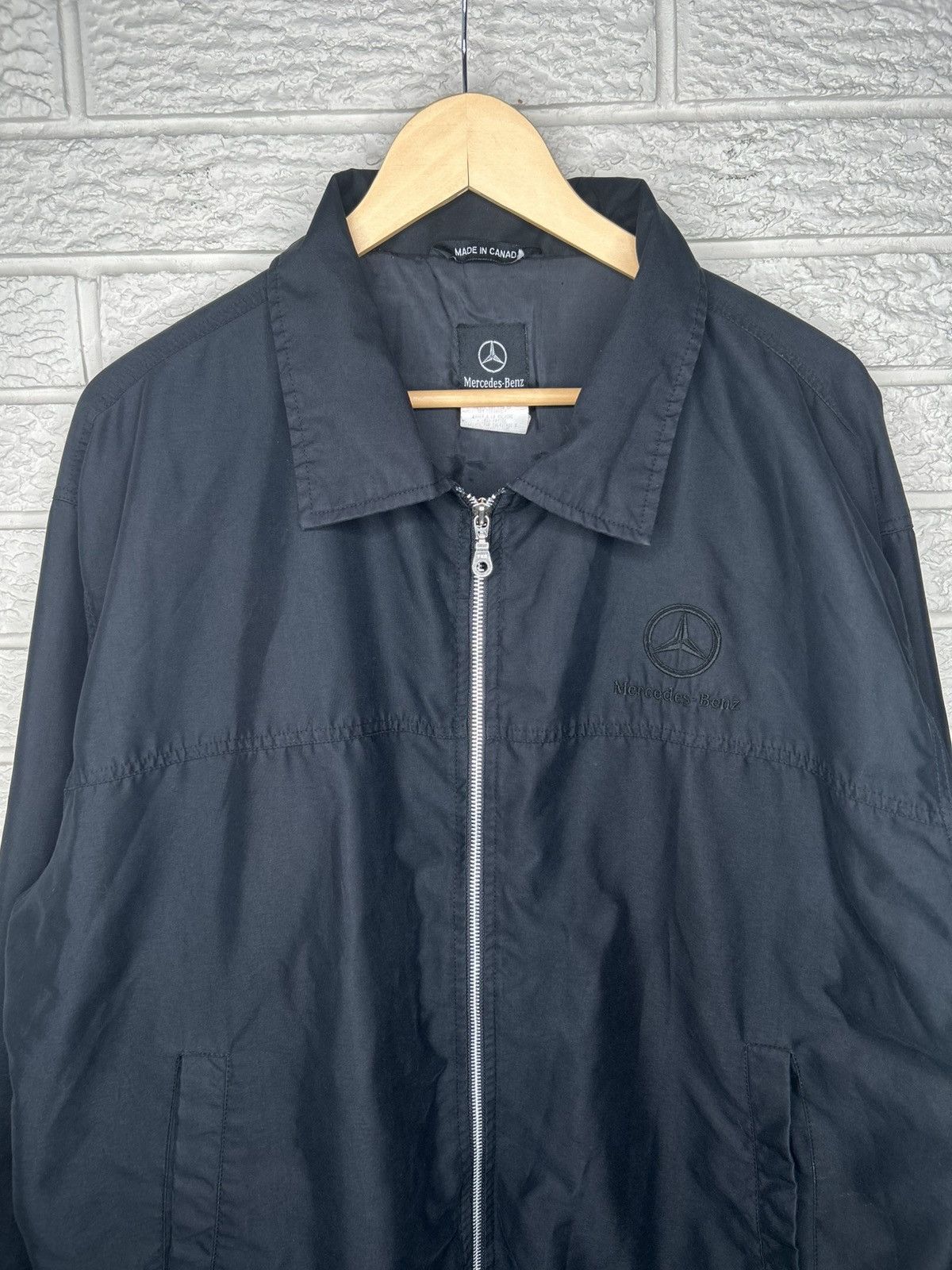 Mercedes-Benz Vintage 90s Mercedes Benz Zip Up Jacket Size US L / EU 52-54 / 3 - 2 Thumbnail
