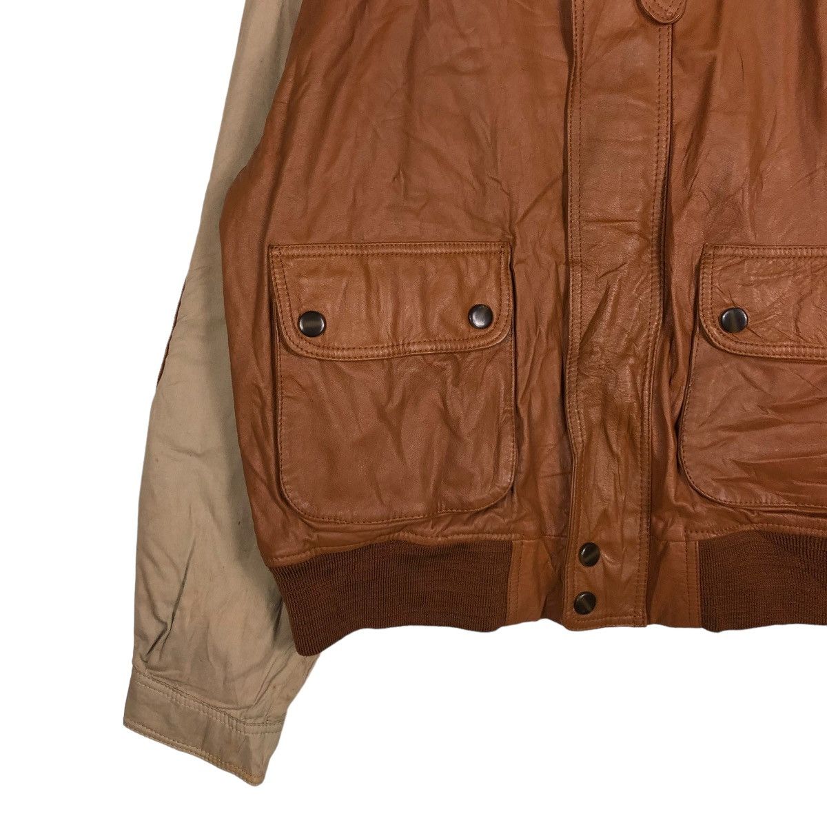Japanese Brand 🔥VINTAGE BIKER LEATHER JACKET EAGLE PASS ISSEY MIYAKE Size US L / EU 52-54 / 3 - 6 Thumbnail