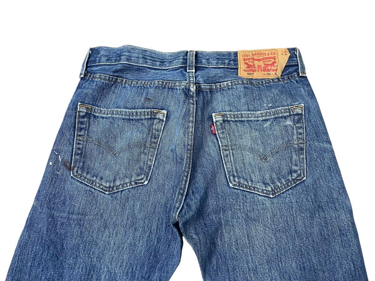 Levi's Vintage Levi’s 501 Jeans Workwear Paint Water Less Size US 30 / EU 46 - 3 Thumbnail