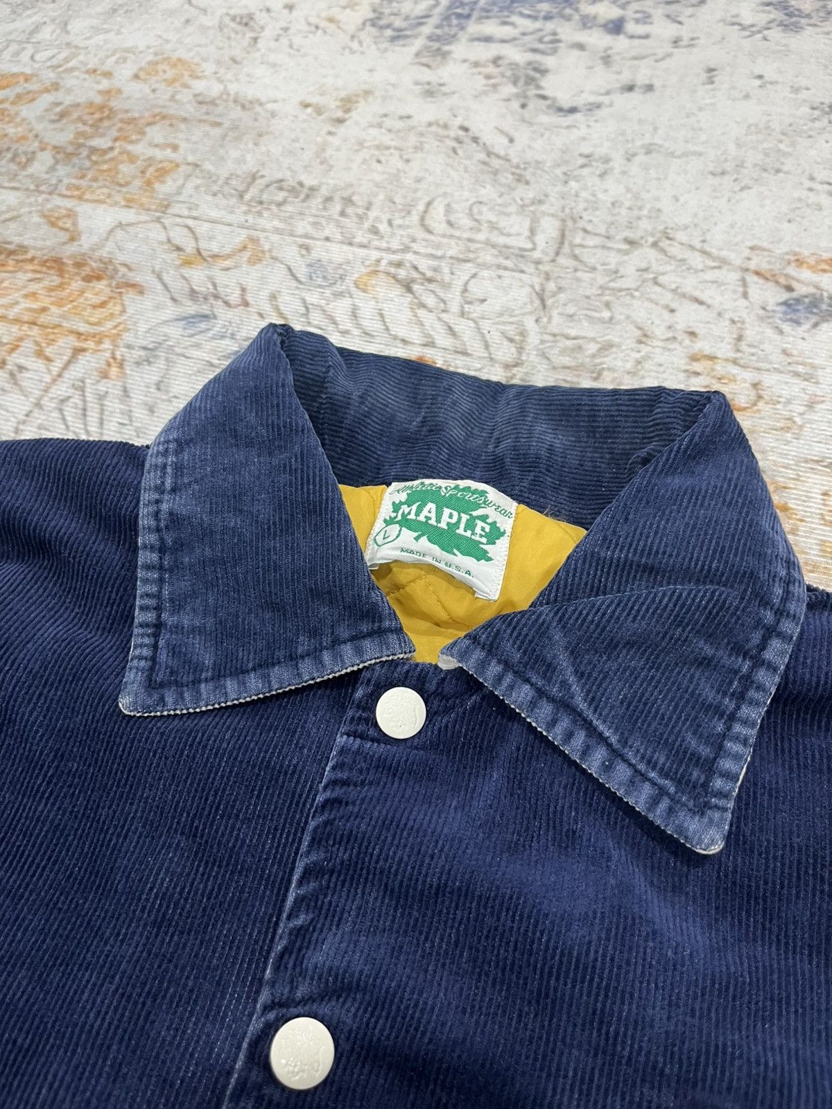 Vintage 80’s Maple Corduroy Jacket “Council Rock” Nickname Erin96 Size US L / EU 52-54 / 3 - 7 Thumbnail
