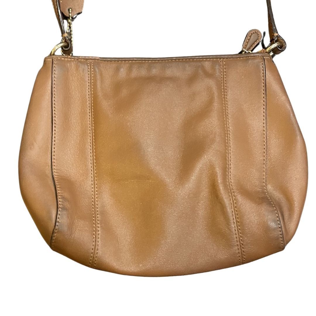 Coach Madison Pleated Leather Light Brown Crossbody Bag F52177 Y2K Size ONE SIZE - 6 Thumbnail
