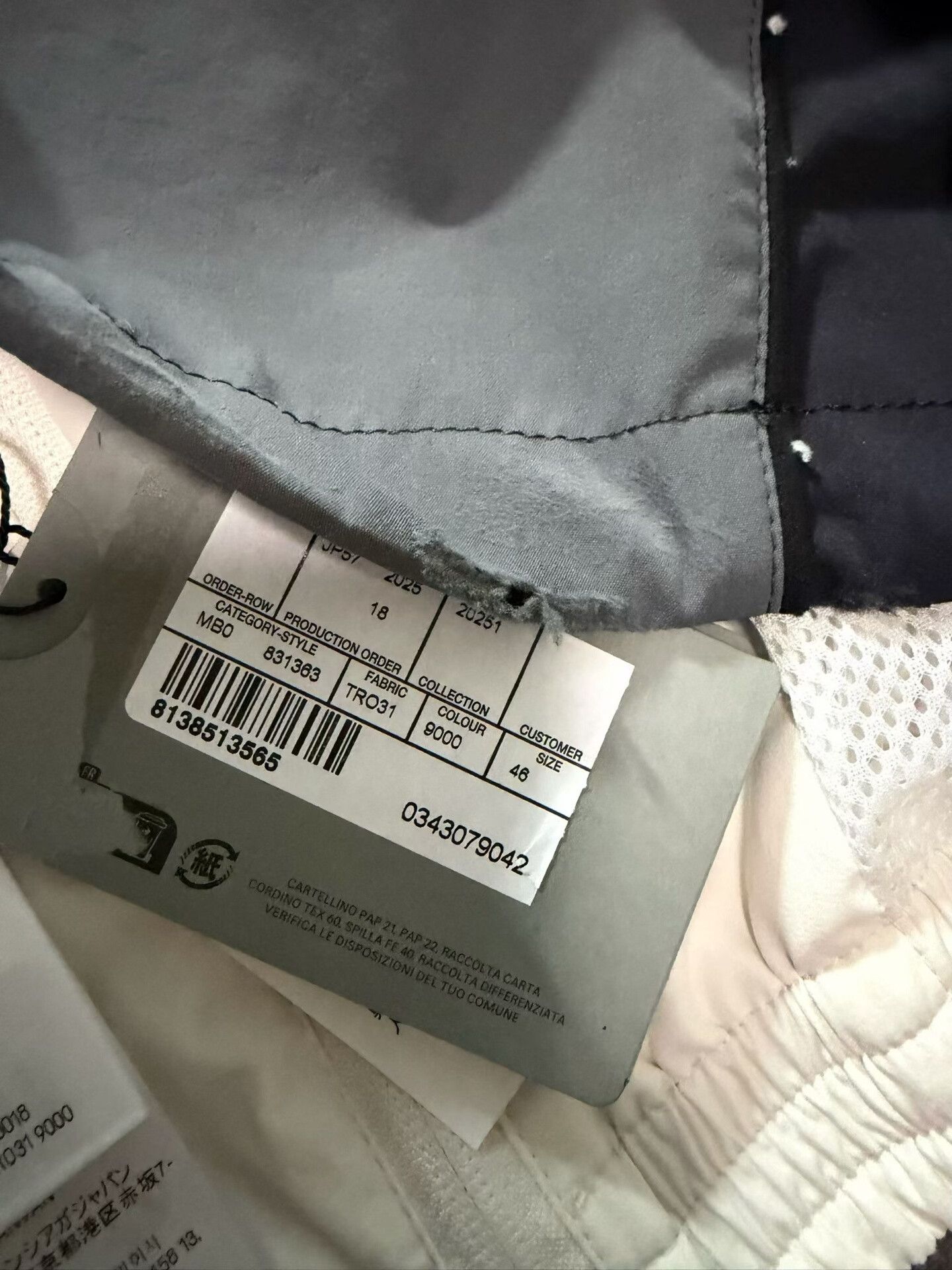 Balenciaga Balenciaga 50/50 Tracksuit Jacket White Gray Size US L / EU 52-54 / 3 - 5 Thumbnail