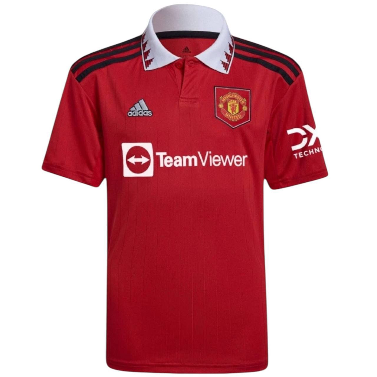 Adidas 2022/23 MANCHESTER UNITED HOME SOCCER JERSEY FOOTBALL SHIRT Size US XL / EU 56 / 4 - 1 Thumbnail