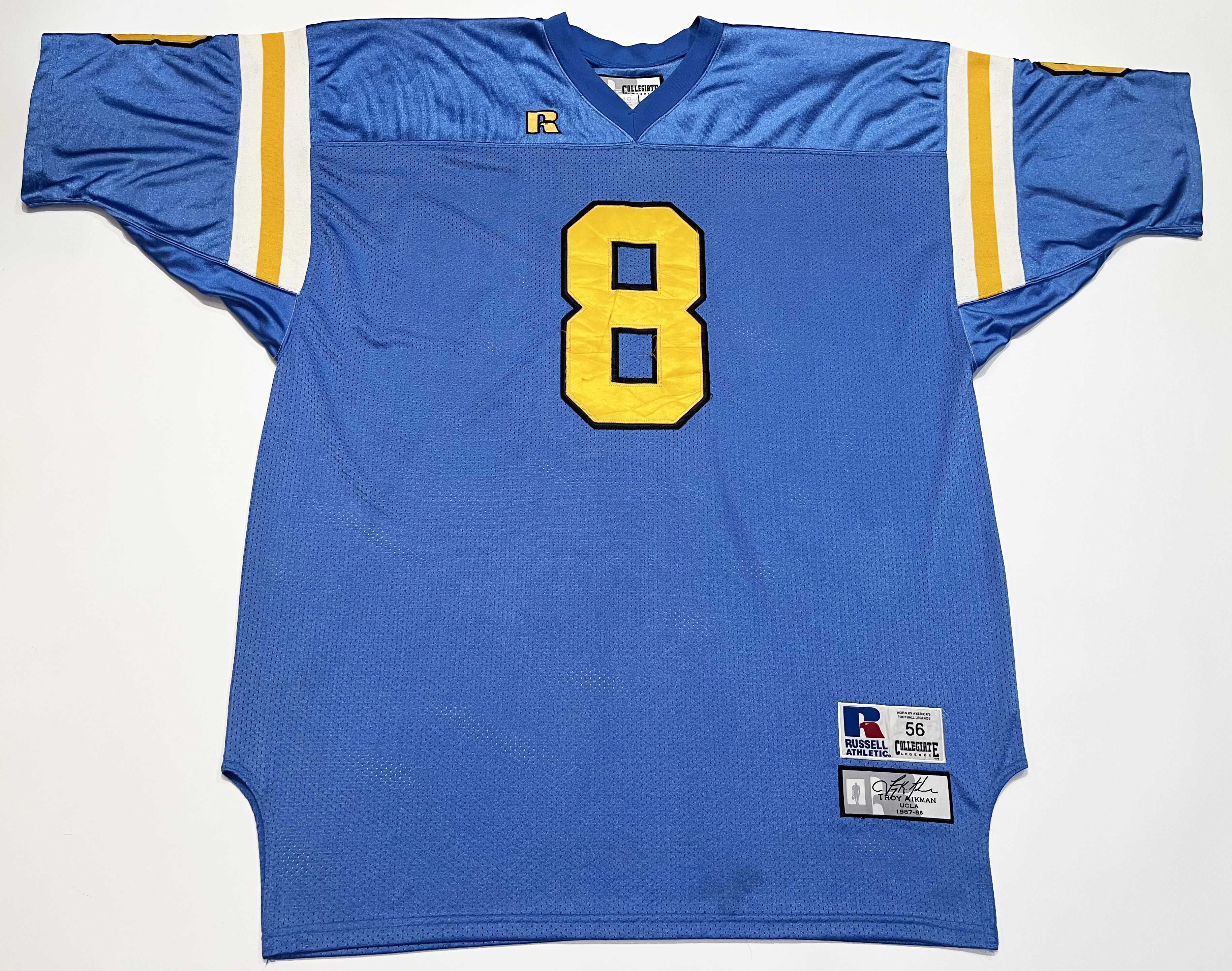 Russell Athletic Russell Collegiate UCLA Bruins TROY AIKMAN #8 Jersey Size US XL / EU 56 / 4 - 1 Thumbnail