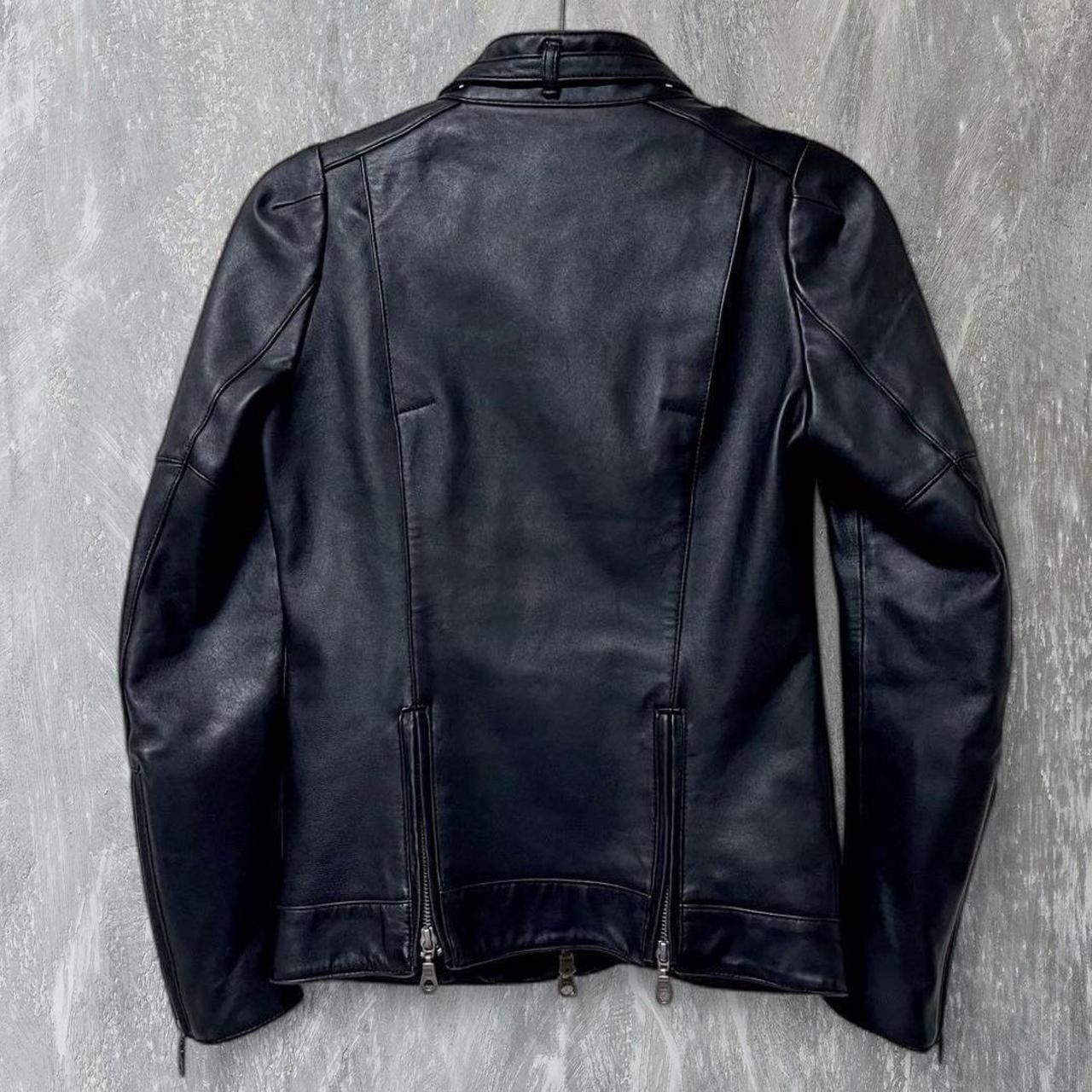 5351 POUR LES HOMMES 5351pour les hommes black lamb leather jacket Size US M / EU 48-50 / 2 - 2 Thumbnail