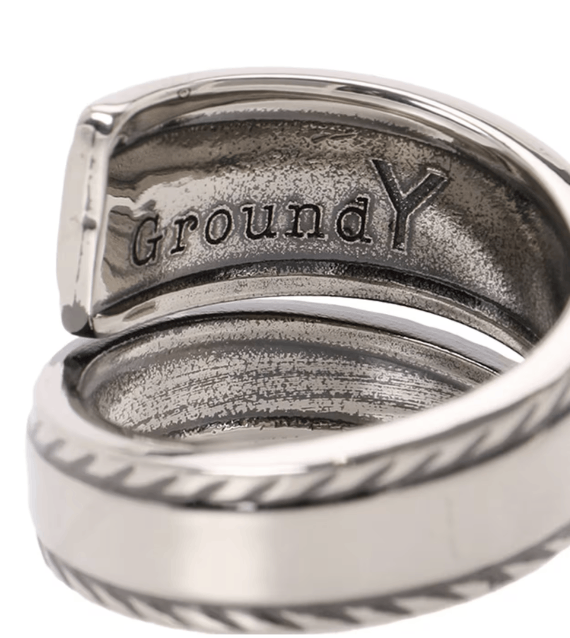 Yohji Yamamoto Yohji Yamamoto ALLOY RING STRAIGHT US 8.5 Size ONE SIZE - 4 Thumbnail