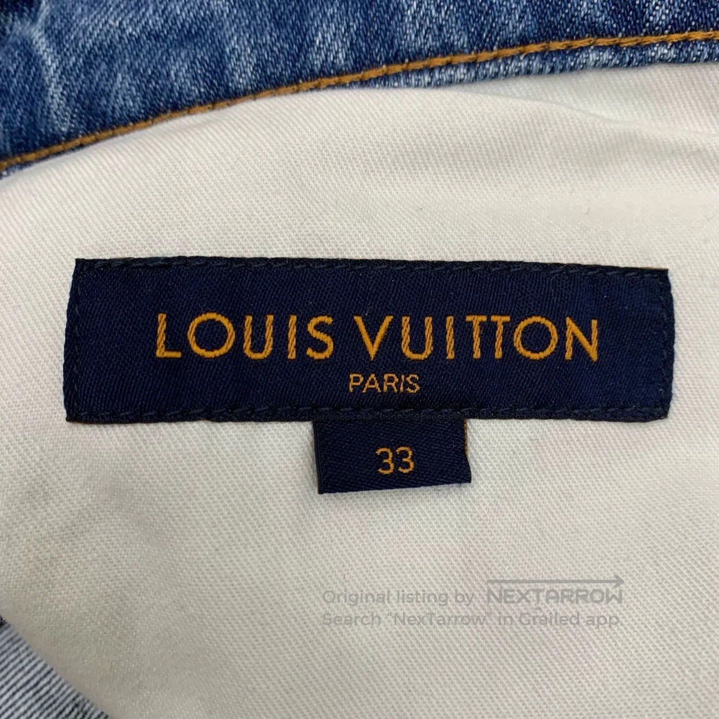 Louis Vuitton lv monogram gradient denim jeans size 33. Size US 33 - 6 Thumbnail