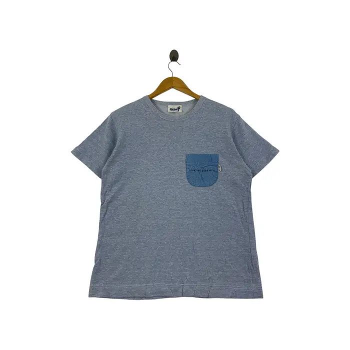 Issey Miyake Vintage ISSEY MIYAKE HAI Sporting Gear Indigo Tee Shirt Size M / US 6-8 / IT 42-44 - 1 Thumbnail