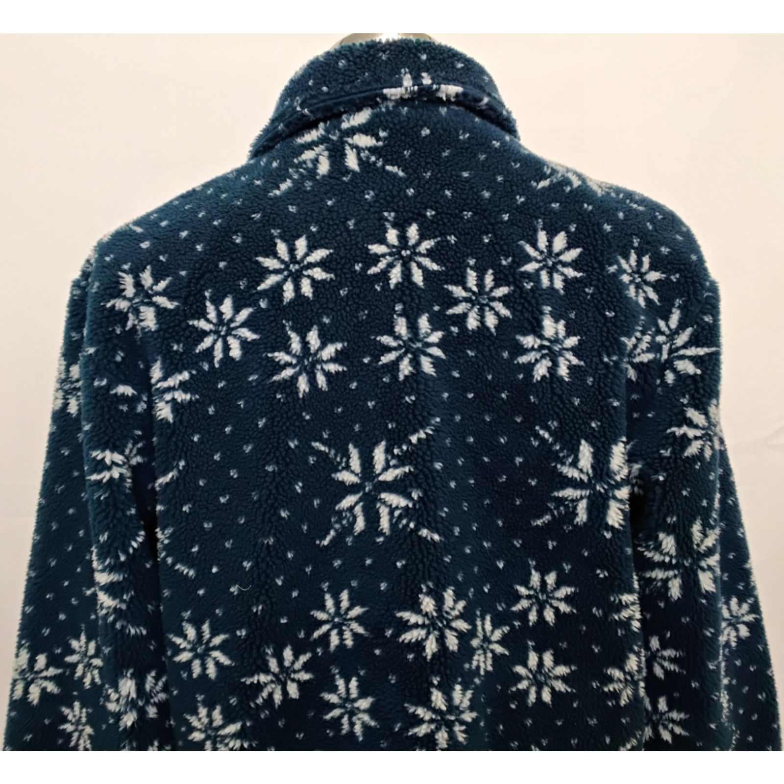 L.L. Bean L.L. Bean Deep Pile Coat Men's M Tall Blue Snowflake VTG 80s Size US M / EU 48-50 / 2 - 6 Thumbnail