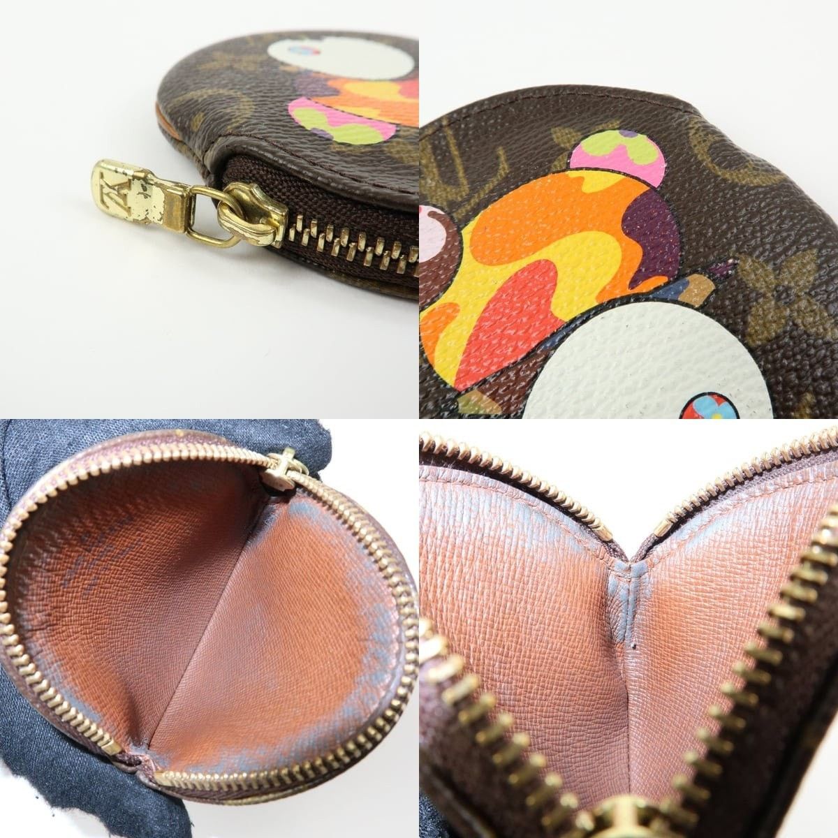 Louis Vuitton Louis Vuitton Monogram Porte-Monnaie Rond Panda Coin Case Size ONE SIZE - 6 Thumbnail