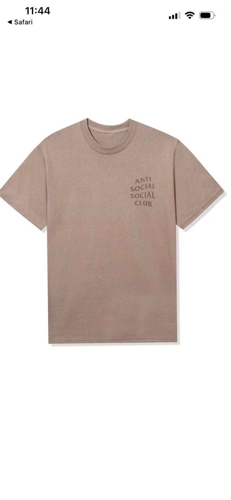 Anti Social Social Club Anti social social club tee Size US L / EU 52-54 / 3 - 3 Thumbnail