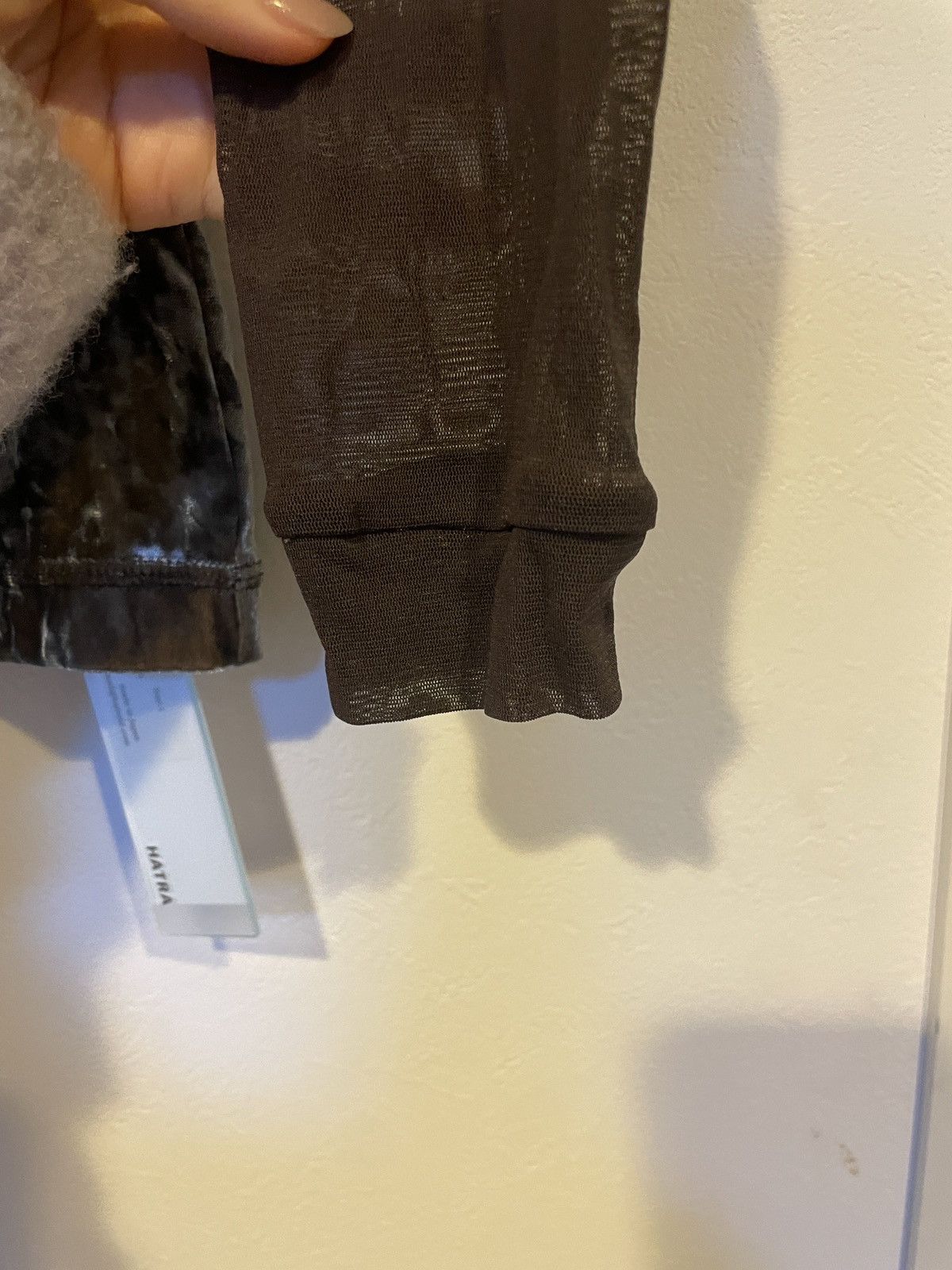 HATRA Brown Velvet Top Size XS / US 0-2 / IT 36-38 - 5 Thumbnail