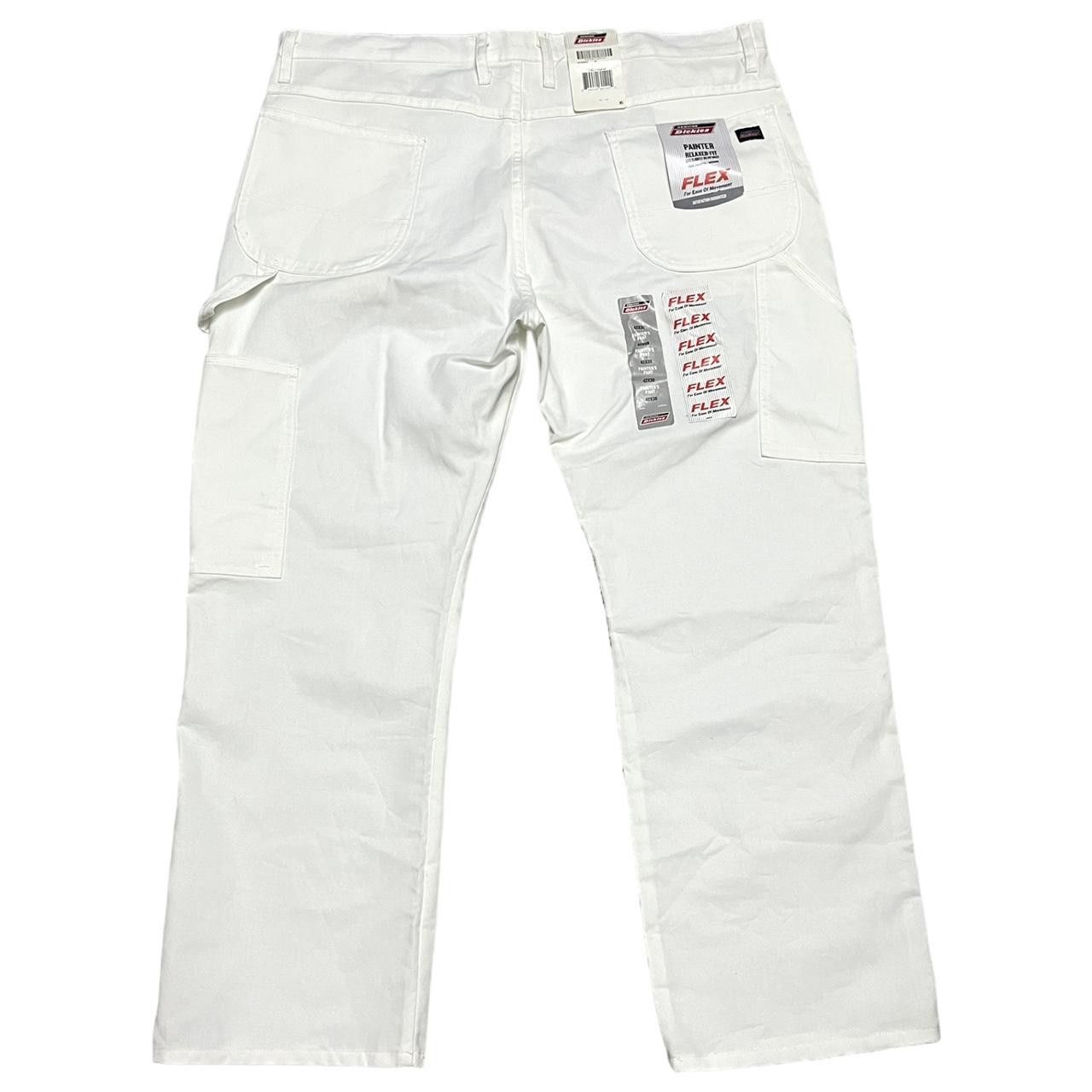 Dickies Dickies PAINTER Relaxed Fit White FLEX Cargo Carpenter Pants Size US 42 / EU 58 - 1 Thumbnail