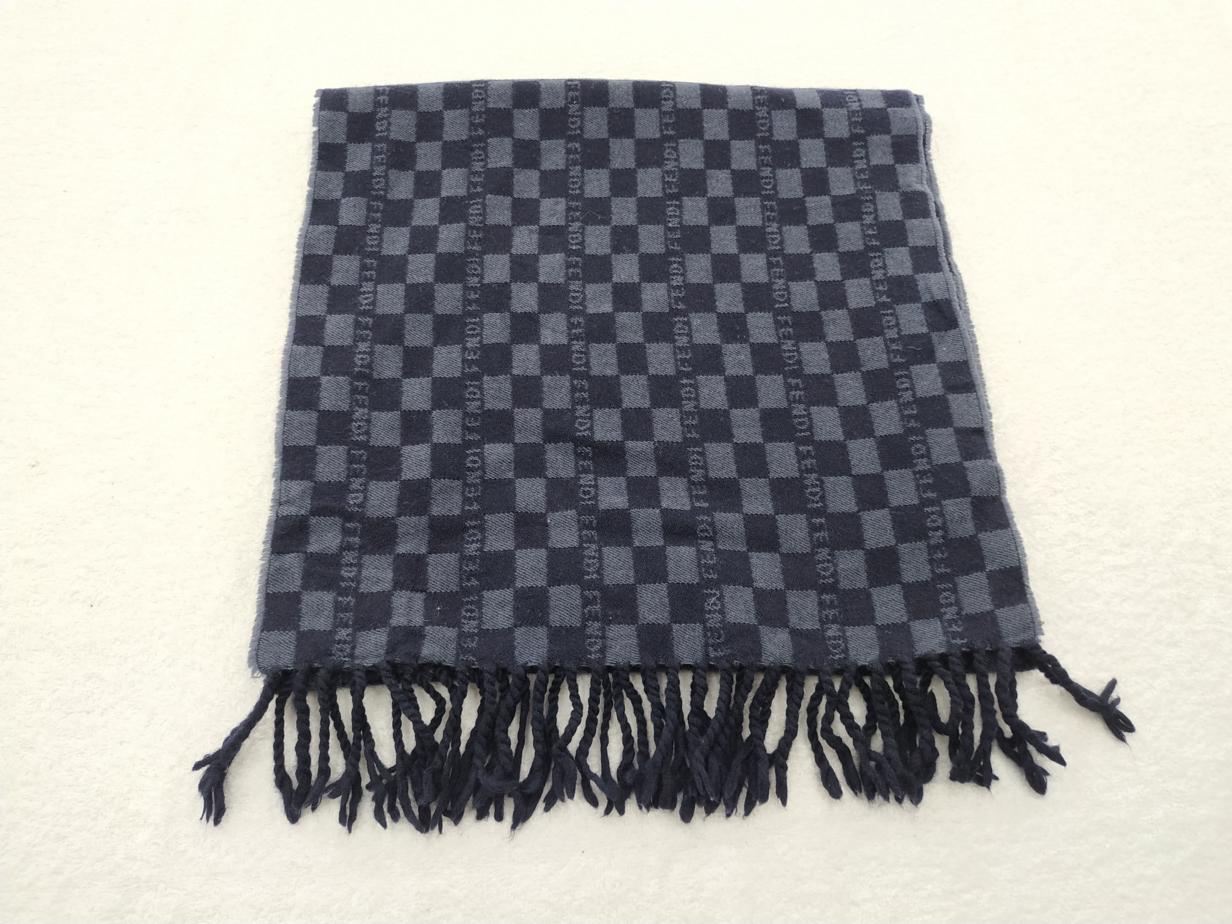 Fendi Vintage Fendi Wool Scarf/Muffler/Neckwear MF005 Size ONE SIZE - 1 Thumbnail