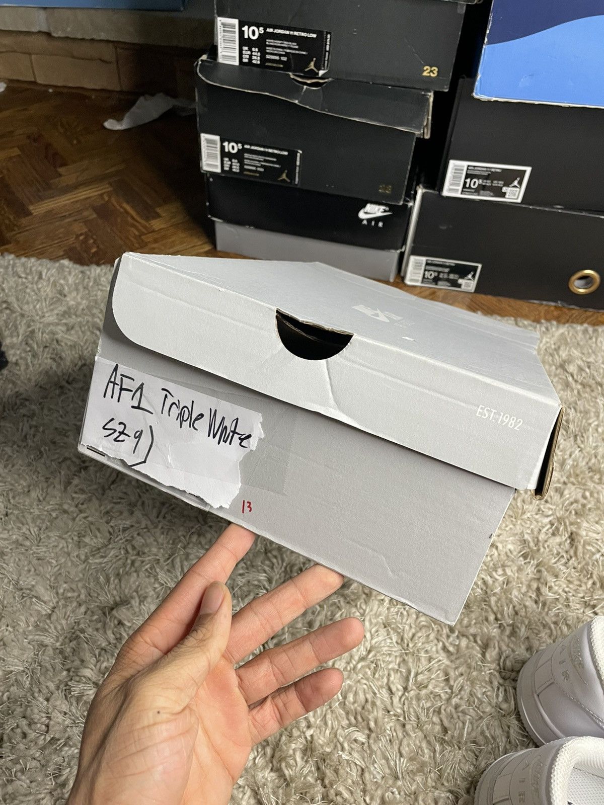Nike Nike Air Force 1 Triple White Size US 9 / EU 42 - 11 Thumbnail