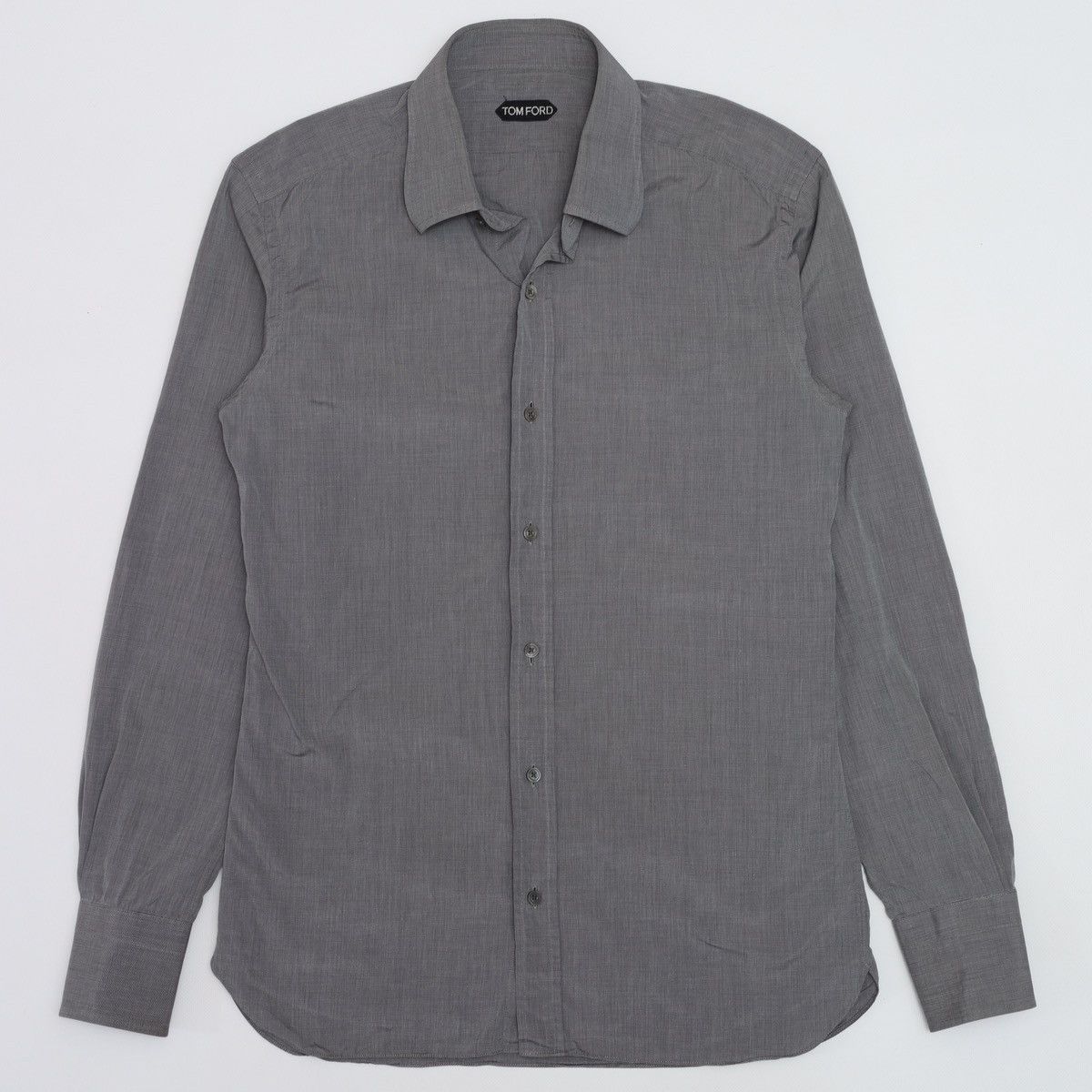 Tom Ford Grey Classic Shirt Buttons