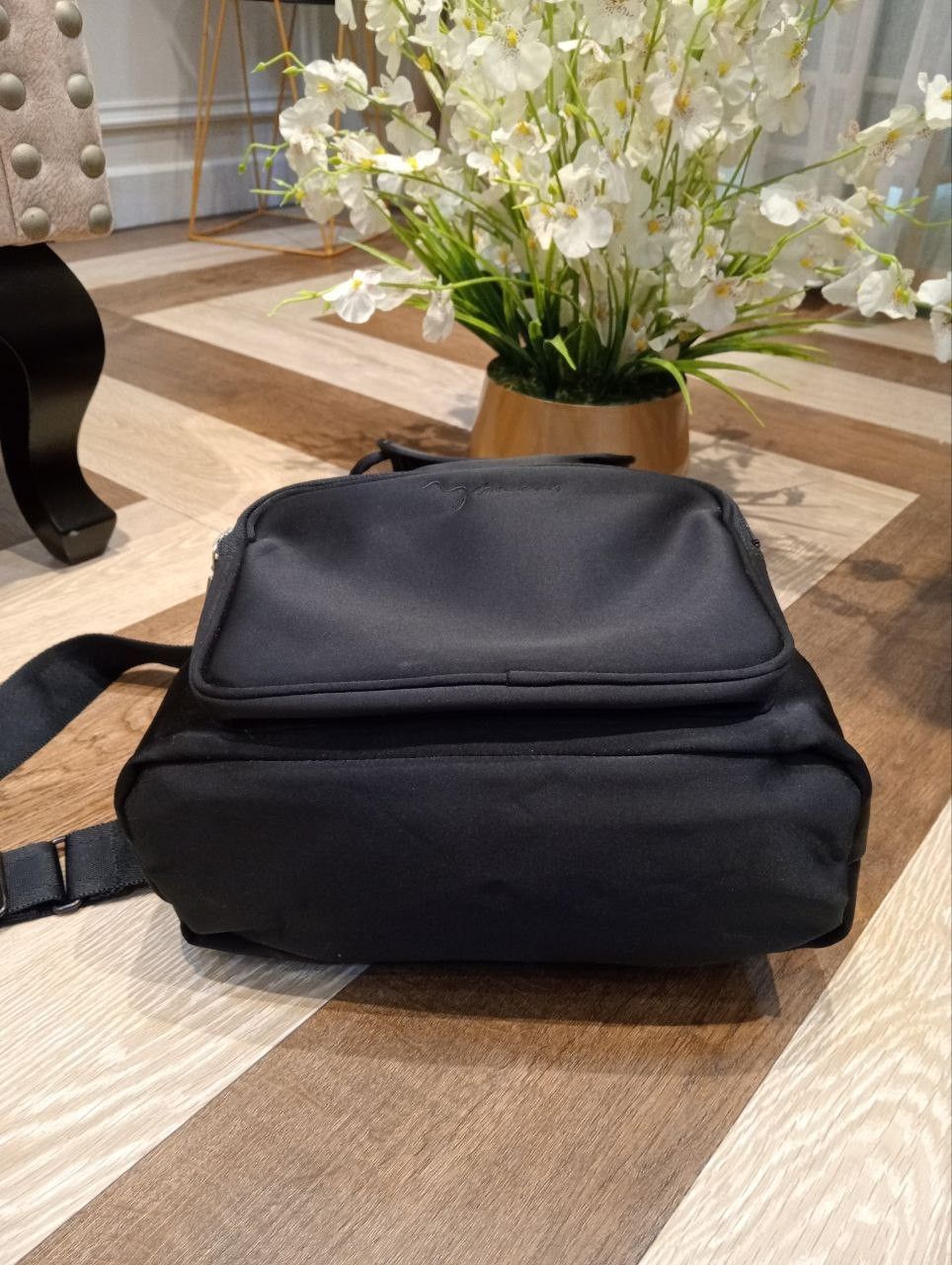 Yohji Yamamoto YOHJI YAMAMOTO Y'SACCS POUR HOMME BLACK BACKPACK Size ONE SIZE - 4 Thumbnail