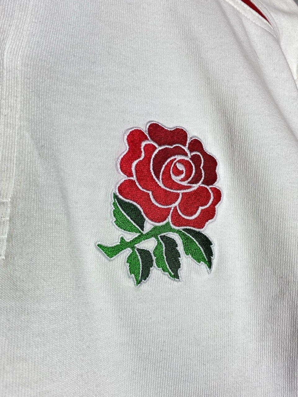 Nike Vintage Nike Rugby Shirt England White Size US L / EU 52-54 / 3 - 6 Thumbnail