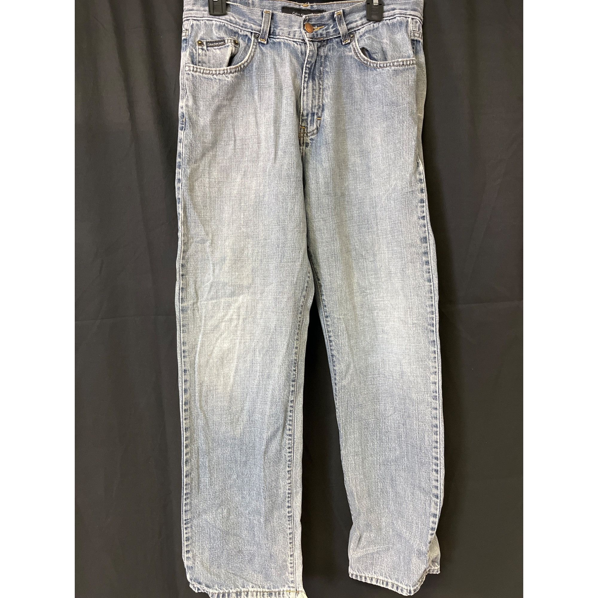 Calvin Klein Calvin Klein Men's Blue Jeans/Slim Straight Sz 32 SKU 4439 Size US 32 / EU 48 - 1 Thumbnail