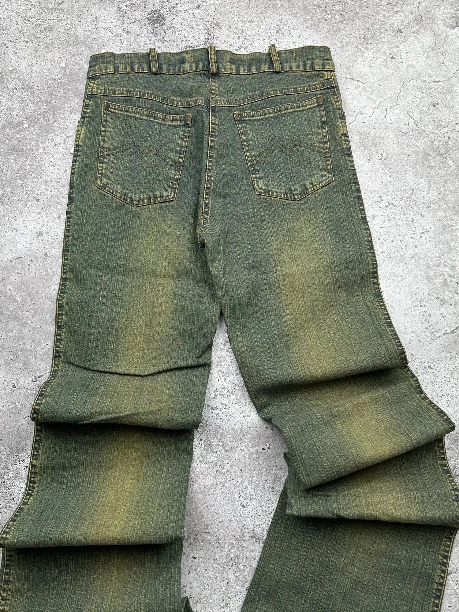 Japanese Brand Vintage Faded Flare Jeans C477(V457)E8 Size 27" / US 4 / IT 40 - 6 Thumbnail