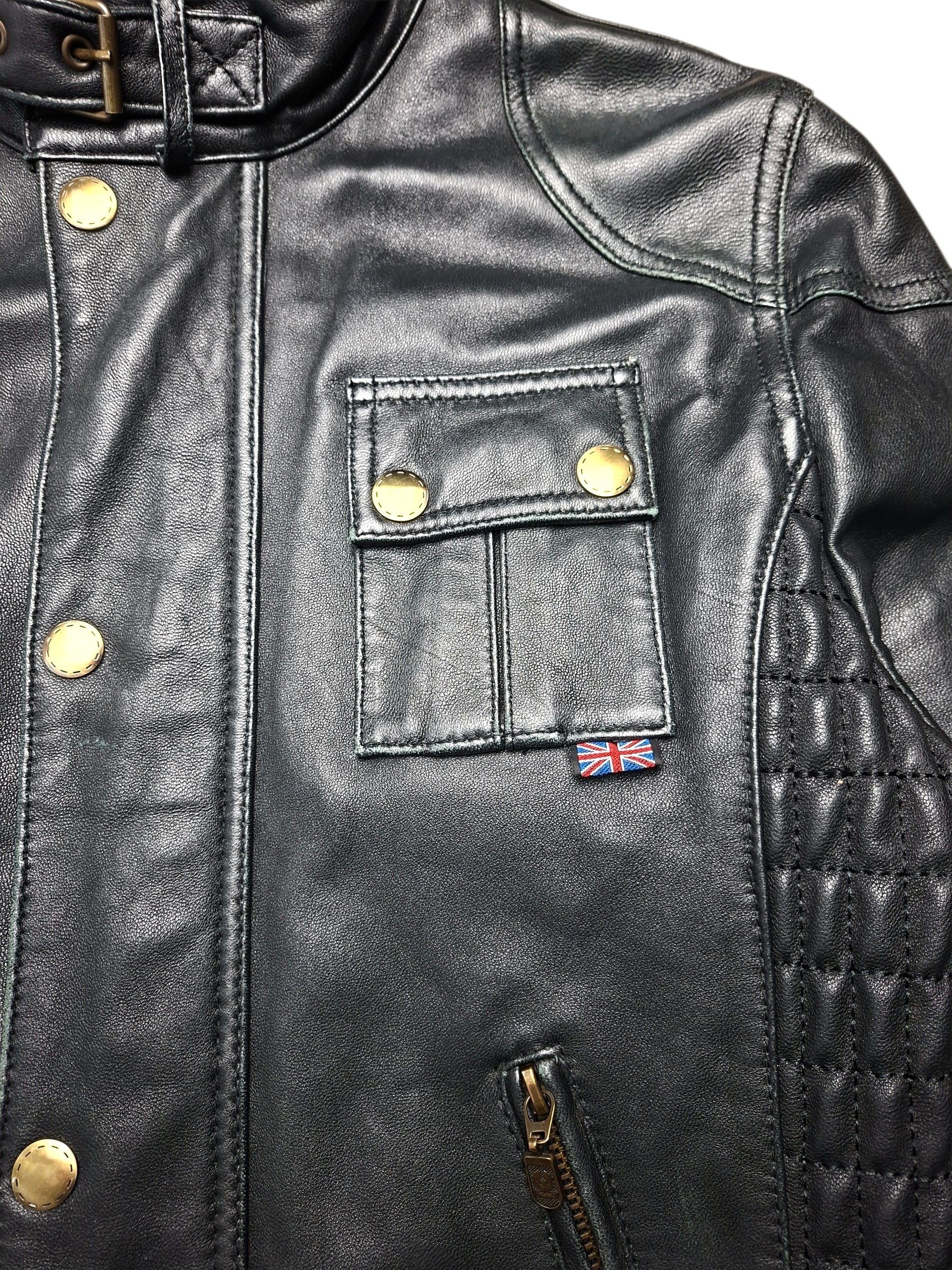 Belstaff Vintage Belstaff Gold Label Nylon Moto Biker Jacket Size L / US 10 / IT 46 - 4 Thumbnail