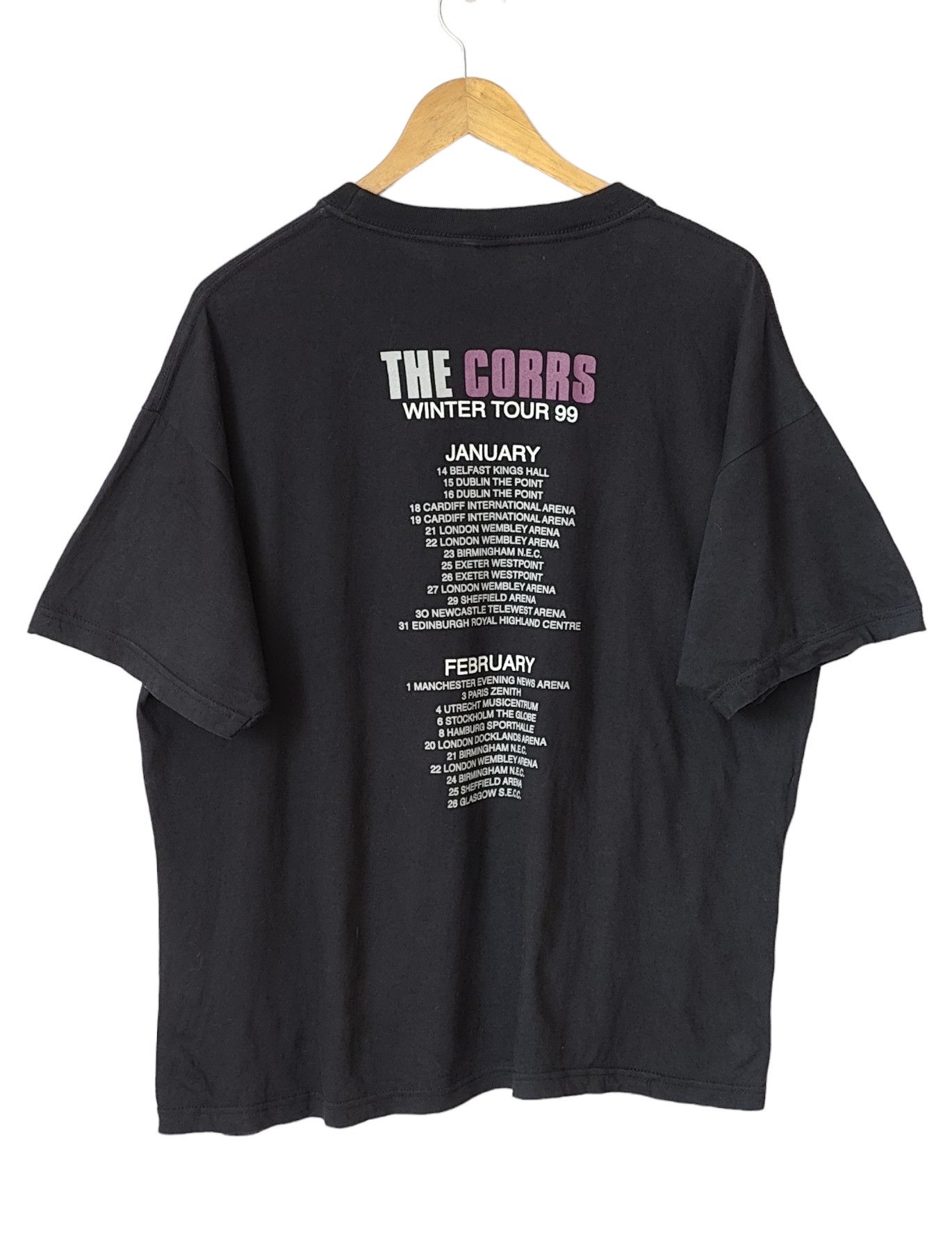 Band Tees The Corrs 1999 Winter Tour VTG Vintage Band Tshirt Size US XL / EU 56 / 4 - 2 Thumbnail