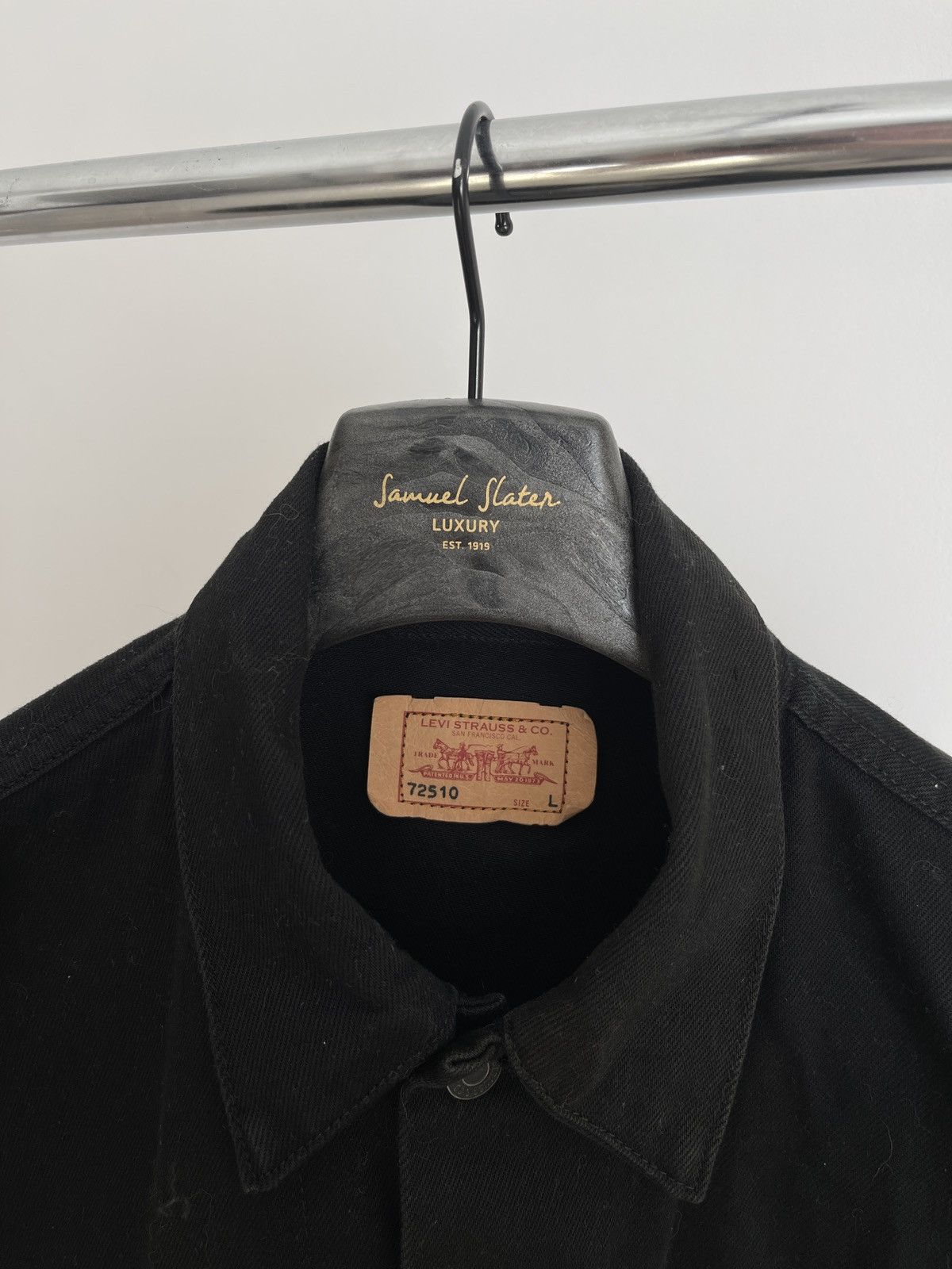 Levi's 🔥Levi's 72510 Men's black Denim Trucker Jacket levis L Size US L / EU 52-54 / 3 - 3 Thumbnail