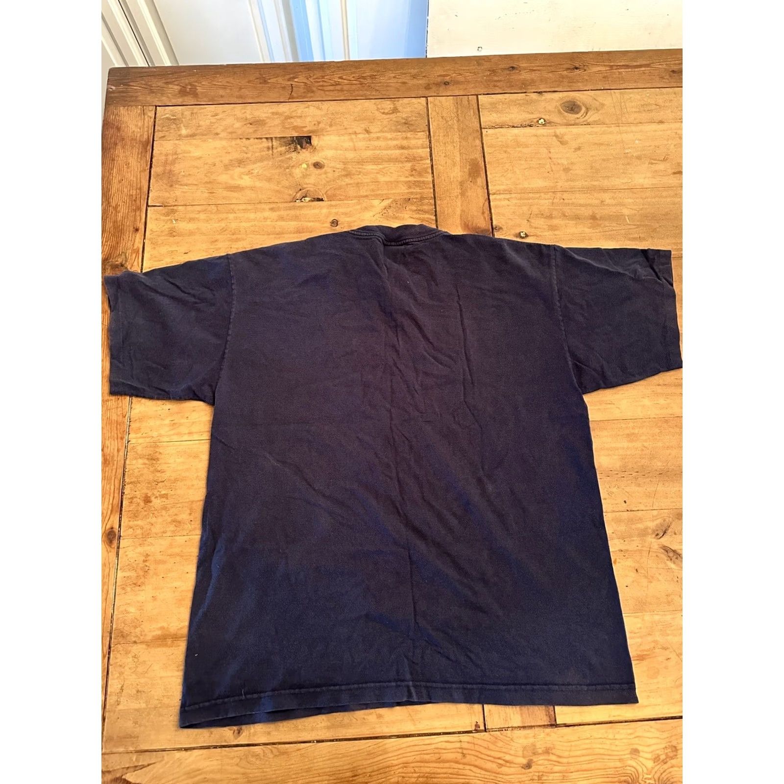 Vintage VINTAGE Arizona Embroidered Destination Single Stitch T-Shirt XL Distressed Sun Fade Murina Blue 1990s Mens Womens Boys Girls Shirt Size US XL / EU 56 / 4 - 6 Thumbnail