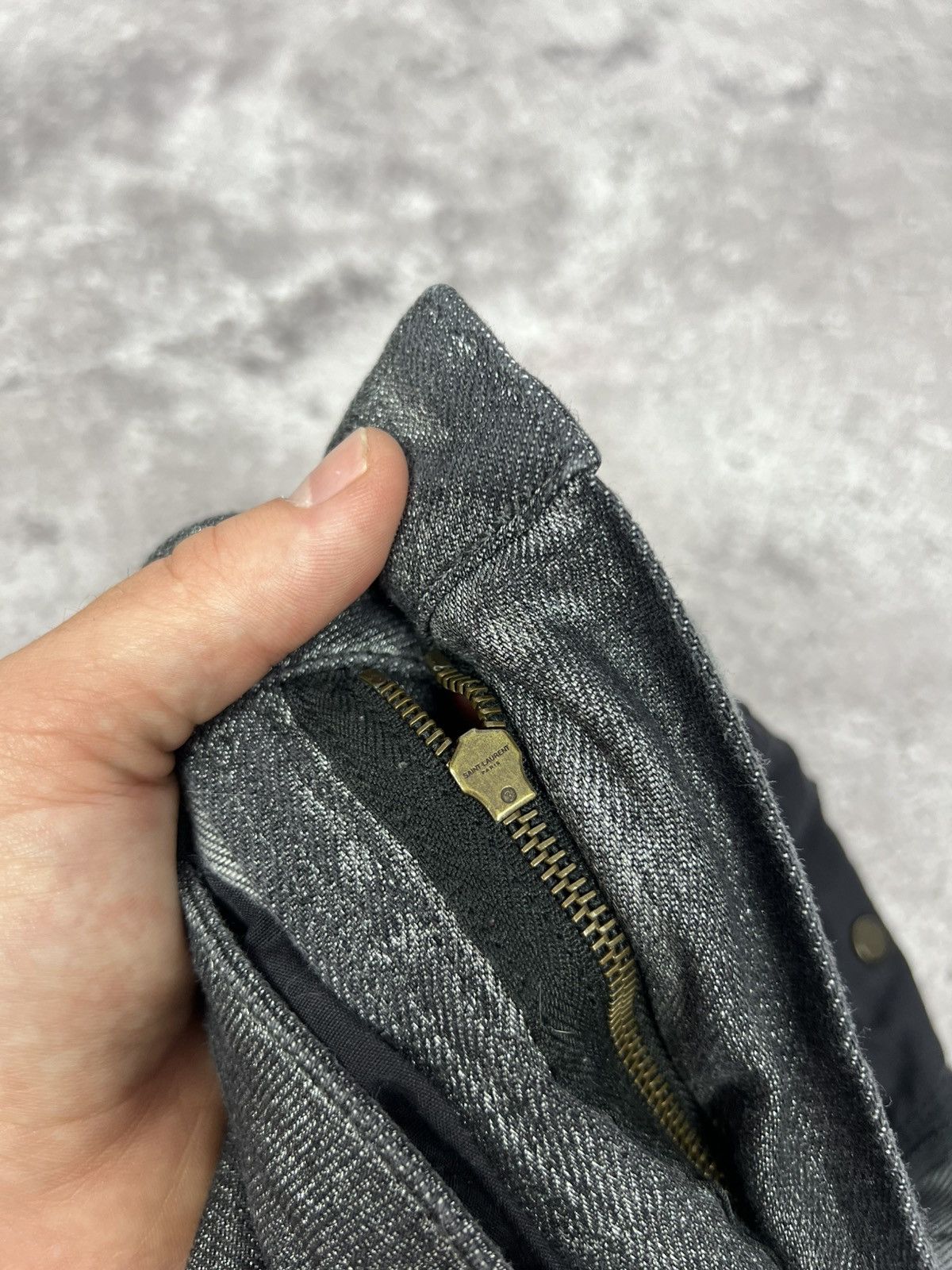 Saint Laurent Paris Saint Laurent Slim Skinny Jeans Grey Women's Size 28" / US 6 / IT 42 - 13 Thumbnail