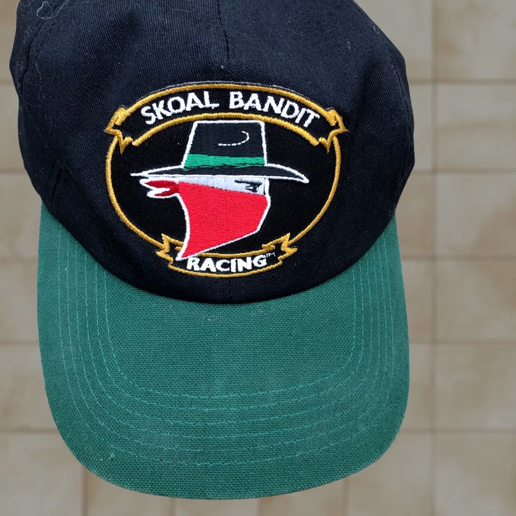 Vintage VINTAGE SKOAL BANDIT RACING Snapback Hat Men's Black K-Products Made in USA Size ONE SIZE - 1 Thumbnail