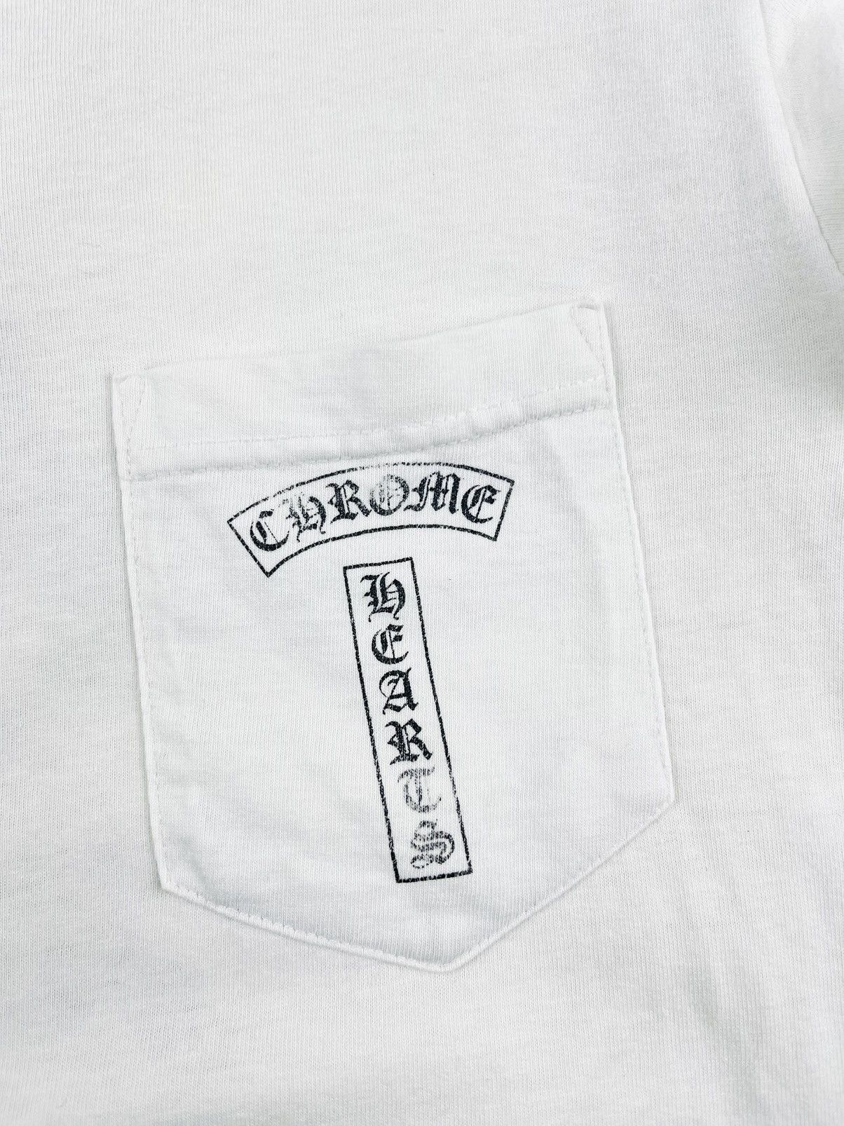Chrome Hearts Chrome Hearts Distressed Celtic Cross Logo Pocket Tshirt Size US S / EU 44-46 / 1 - 4 Thumbnail