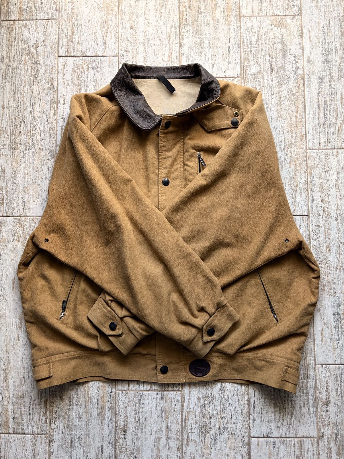 Barbour Vintage BARBOUR A762 Moleskin Blouson Jacket Size XL Size US XL / EU 56 / 4 - 8 Thumbnail