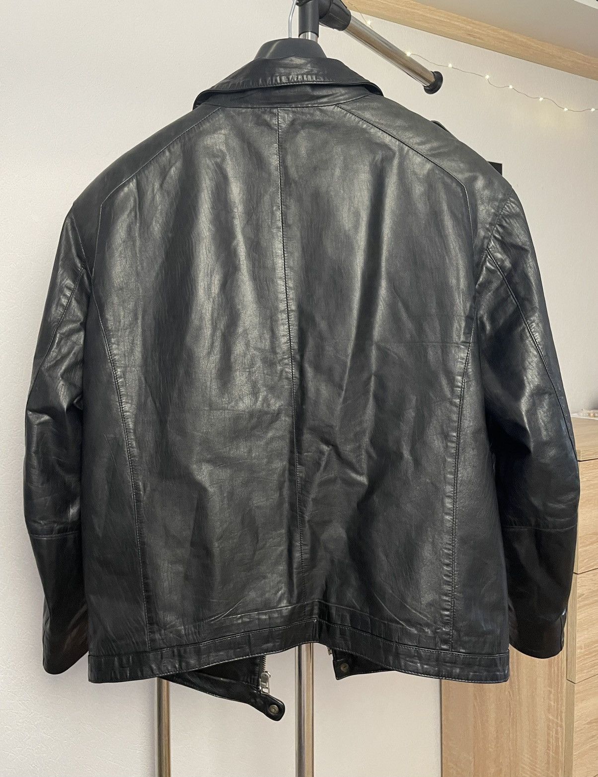 Diesel Vintage Black Diesel Leather Jacket Size US S / EU 44-46 / 1 - 9 Thumbnail