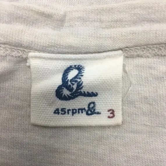 45rpm Vtg 45RPM JAPANESE DENIM Boro Design Tee Shirt Forty Five Size US S / EU 44-46 / 1 - 7 Thumbnail