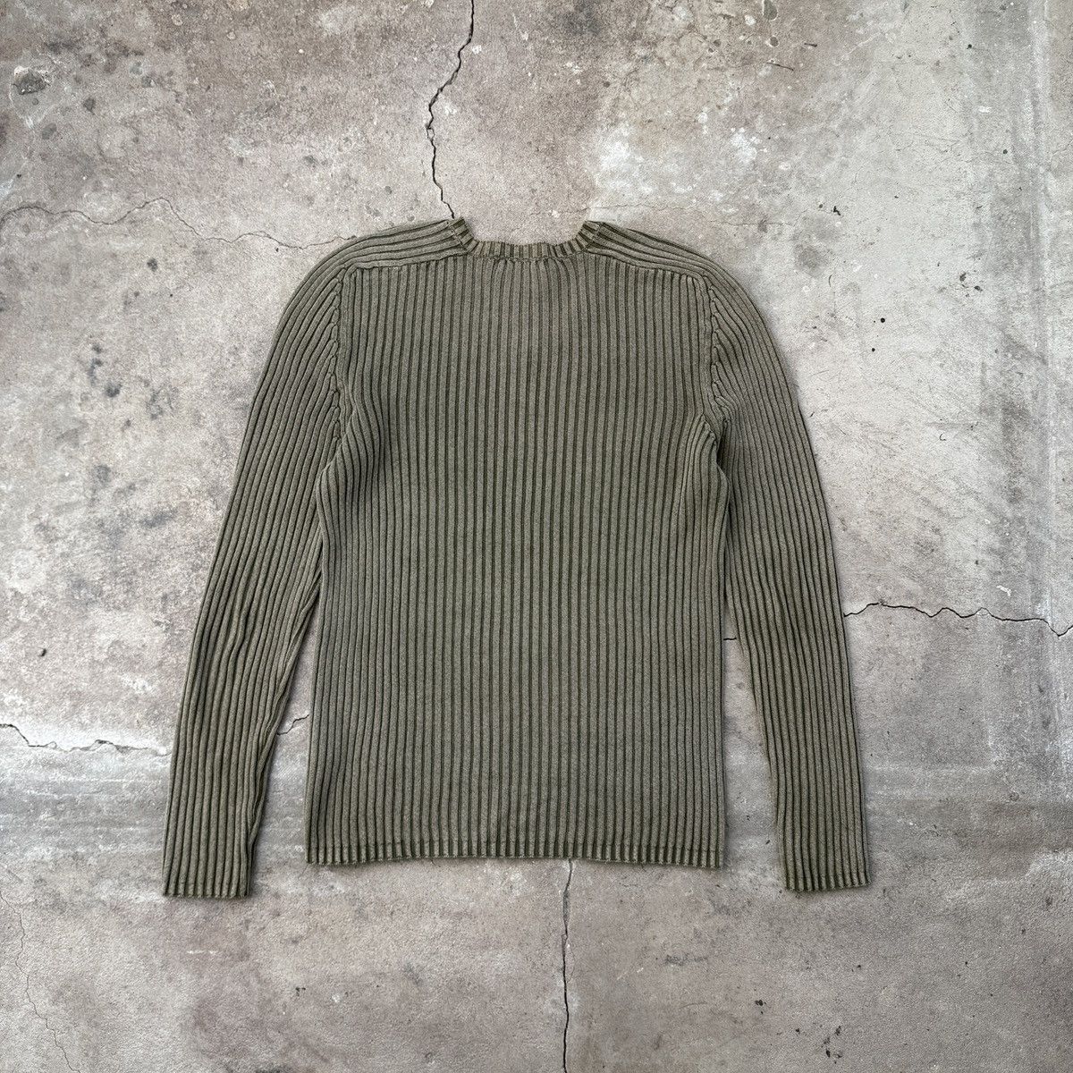 20471120 × Seditionaries × Vintage Vintage Y2K Devred Japanese Stripe V-neck Sweater Size US M / EU 48-50 / 2 - 2 Thumbnail