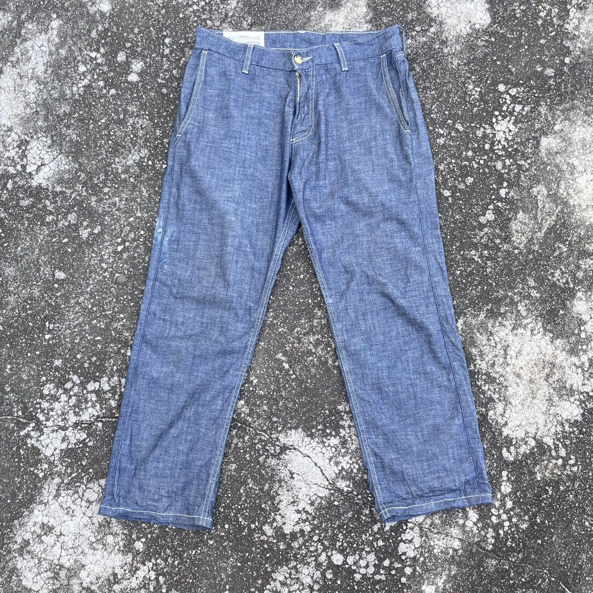 Levi's Vintage Y2k Levis Distressed Denim Size US 32 / EU 48 - 1 Thumbnail