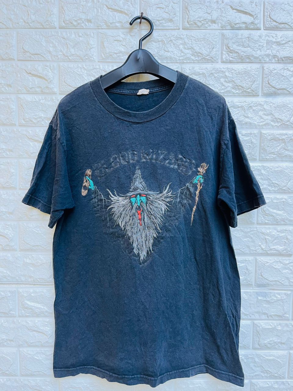 Japanese Brand × Vintage Vintage Blood Wizard Skateboading Streetwear Fashion Style Size US M / EU 48-50 / 2 - 1 Thumbnail