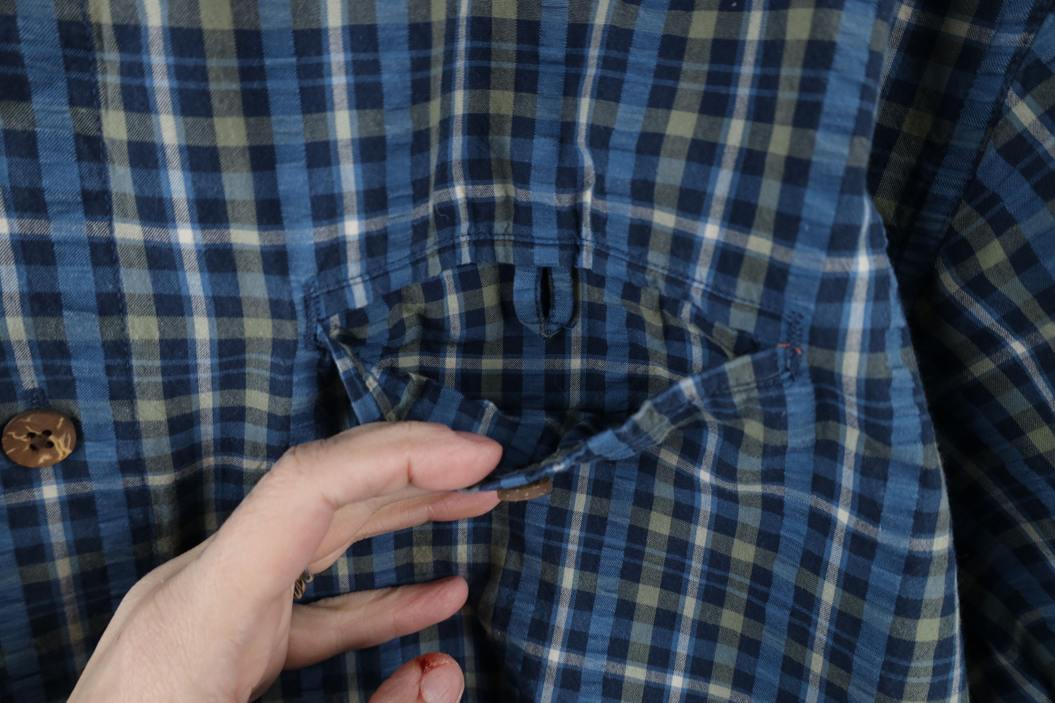 L.L. Bean × Vintage Vintage LL Bean Seersucker Short Sleeve Button Shirt Size US L / EU 52-54 / 3 - 6 Thumbnail
