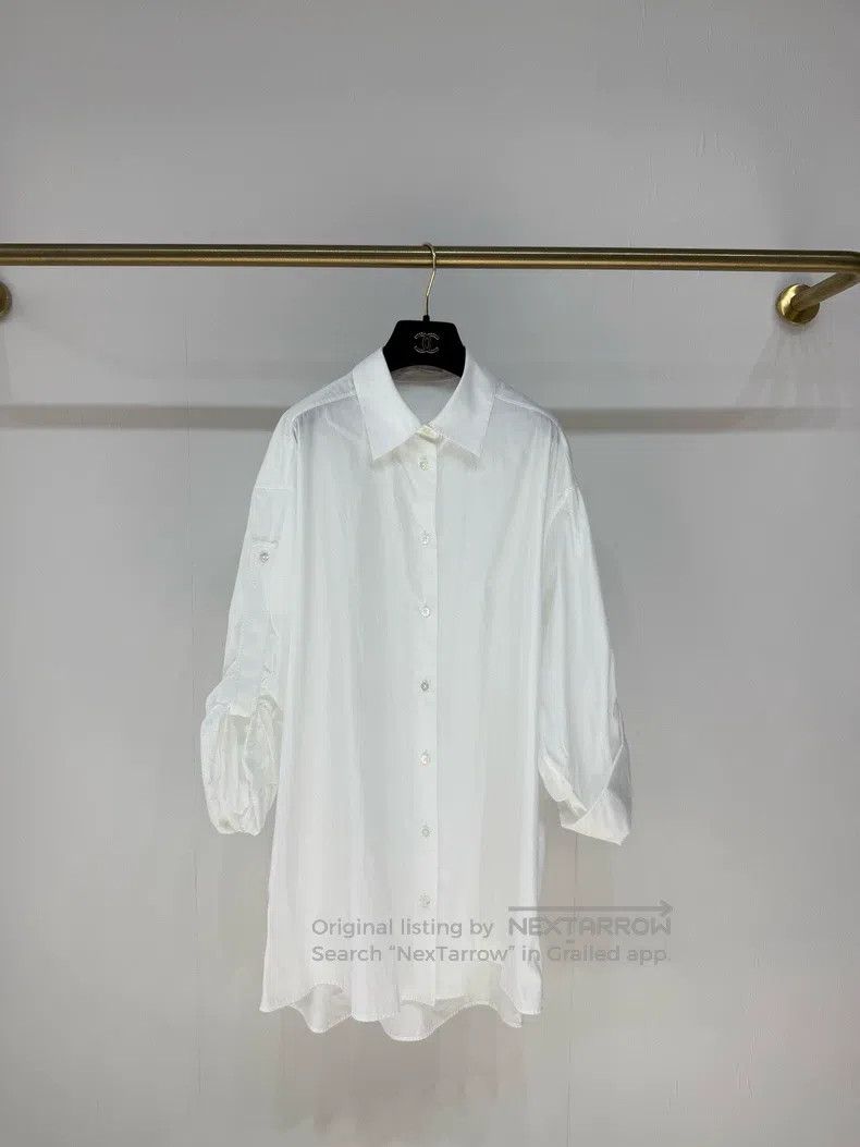 The Row The Row size 0 Silhouette white cotton shirt Size XXS / US 00 / IT 34 - 1 Thumbnail
