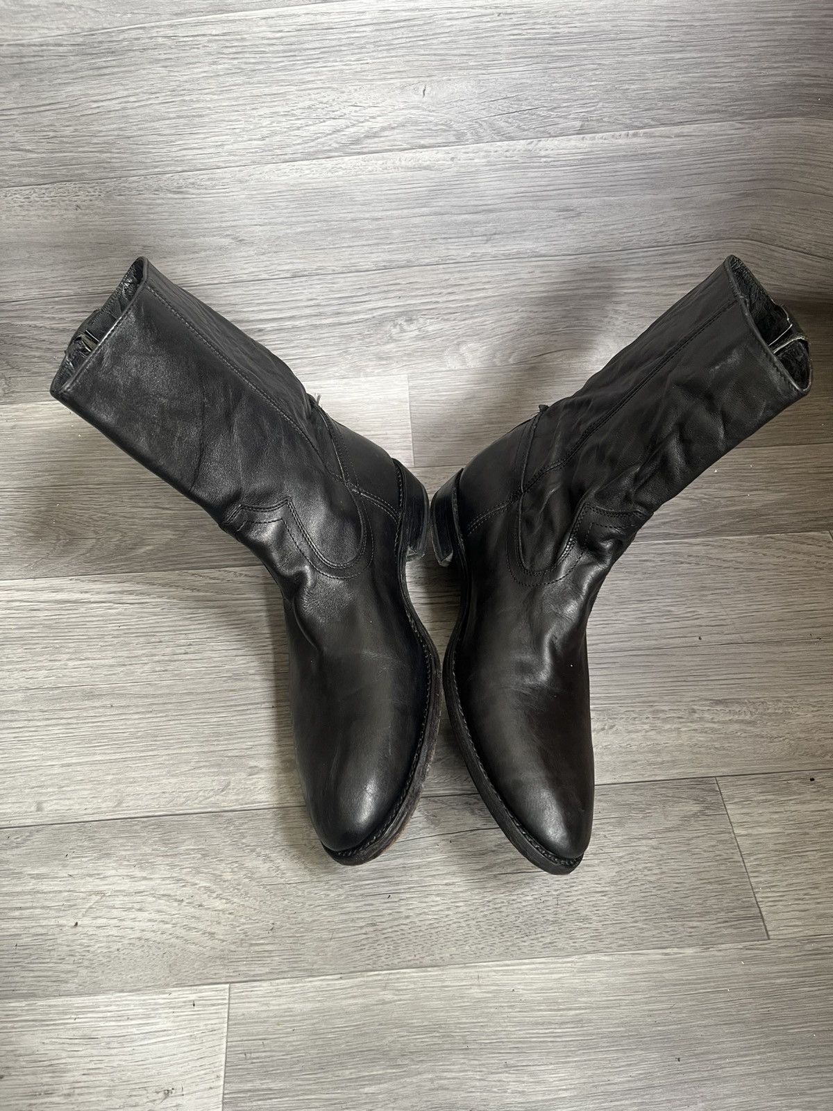 Frye Frye moto leather boots,10.5 guidi,ccp,kimrii,14th addiction Size US 10.5 / EU 43-44 - 9 Thumbnail