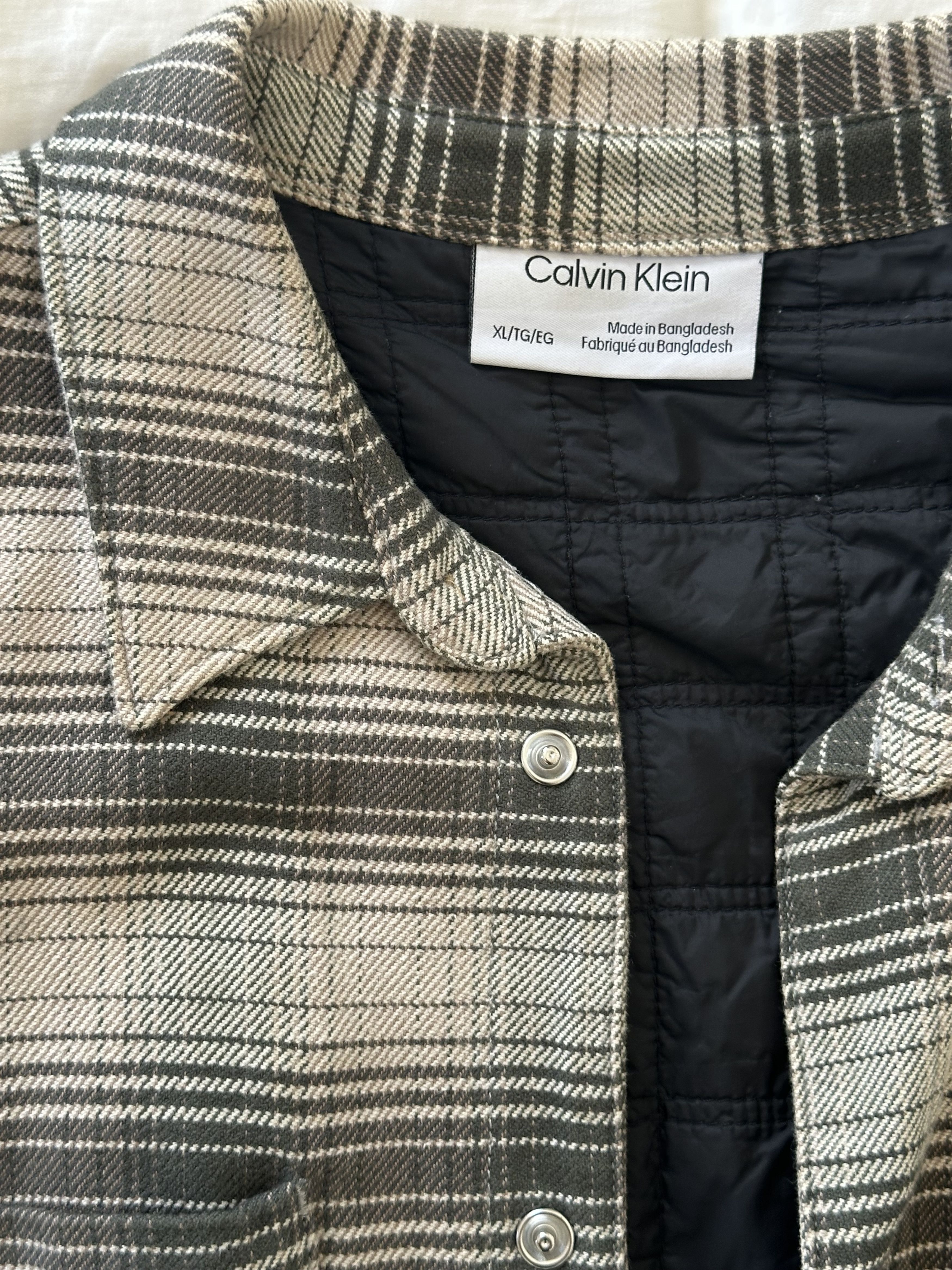 Calvin Klein Calvin Klein Shirt/Jacket with Padded Lining Size US XL / EU 56 / 4 - 2 Thumbnail