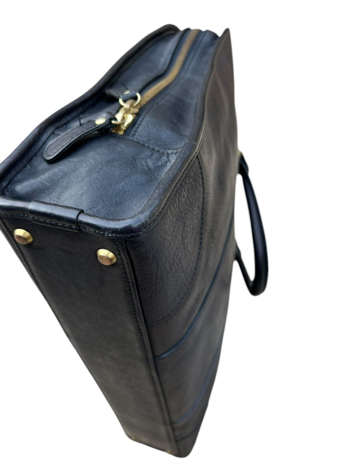 Leather Vintage Porter By Yoshida Black Leather Bag Size ONE SIZE - 11 Thumbnail