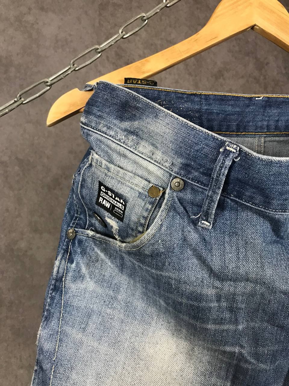 G-Star G Star Raw asymmetric jeans Size US 30 / EU 46 - 3 Thumbnail
