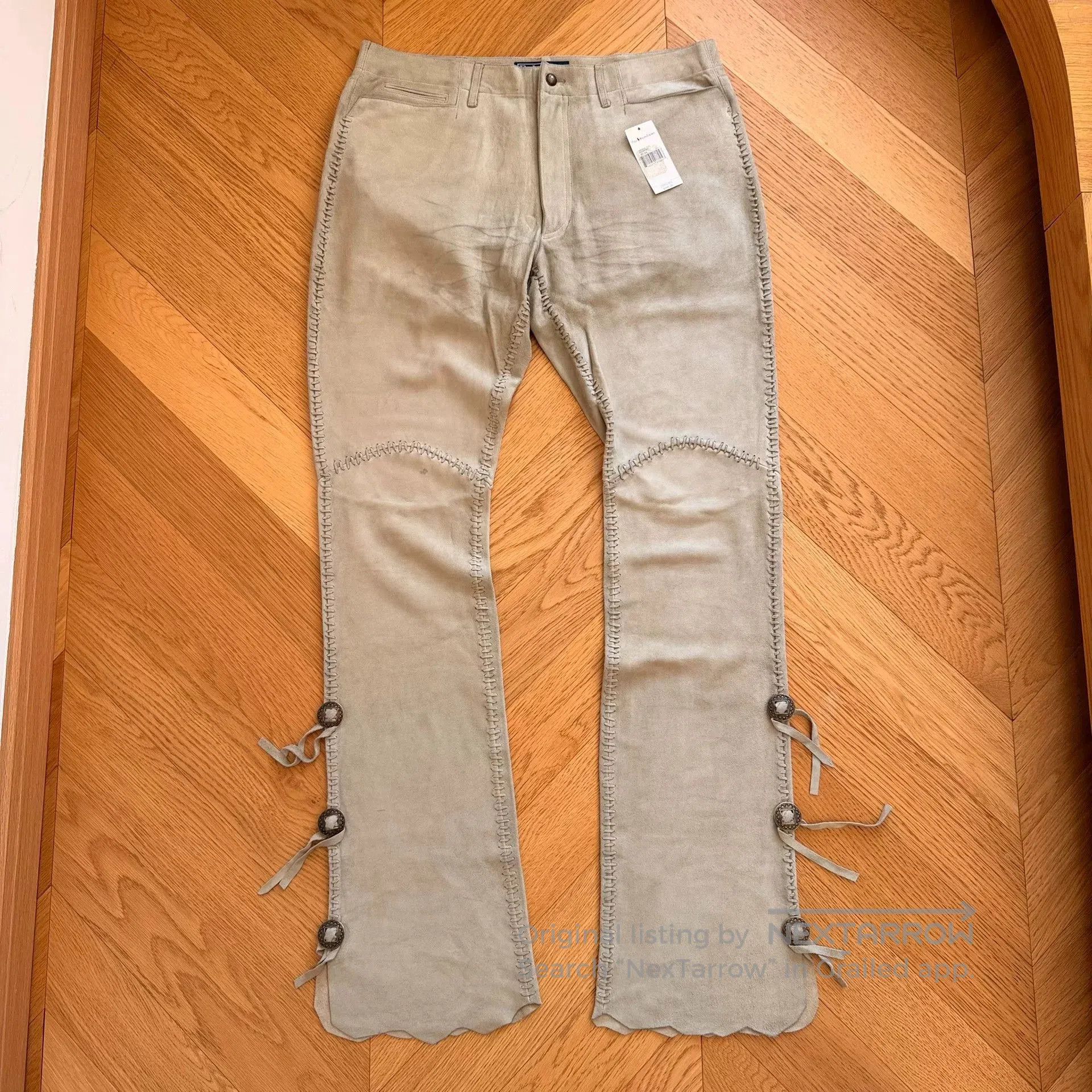 RLX Ralph Lauren Vintage Western Style Suede Pants. Size US 36 / EU 52 - 1 Thumbnail