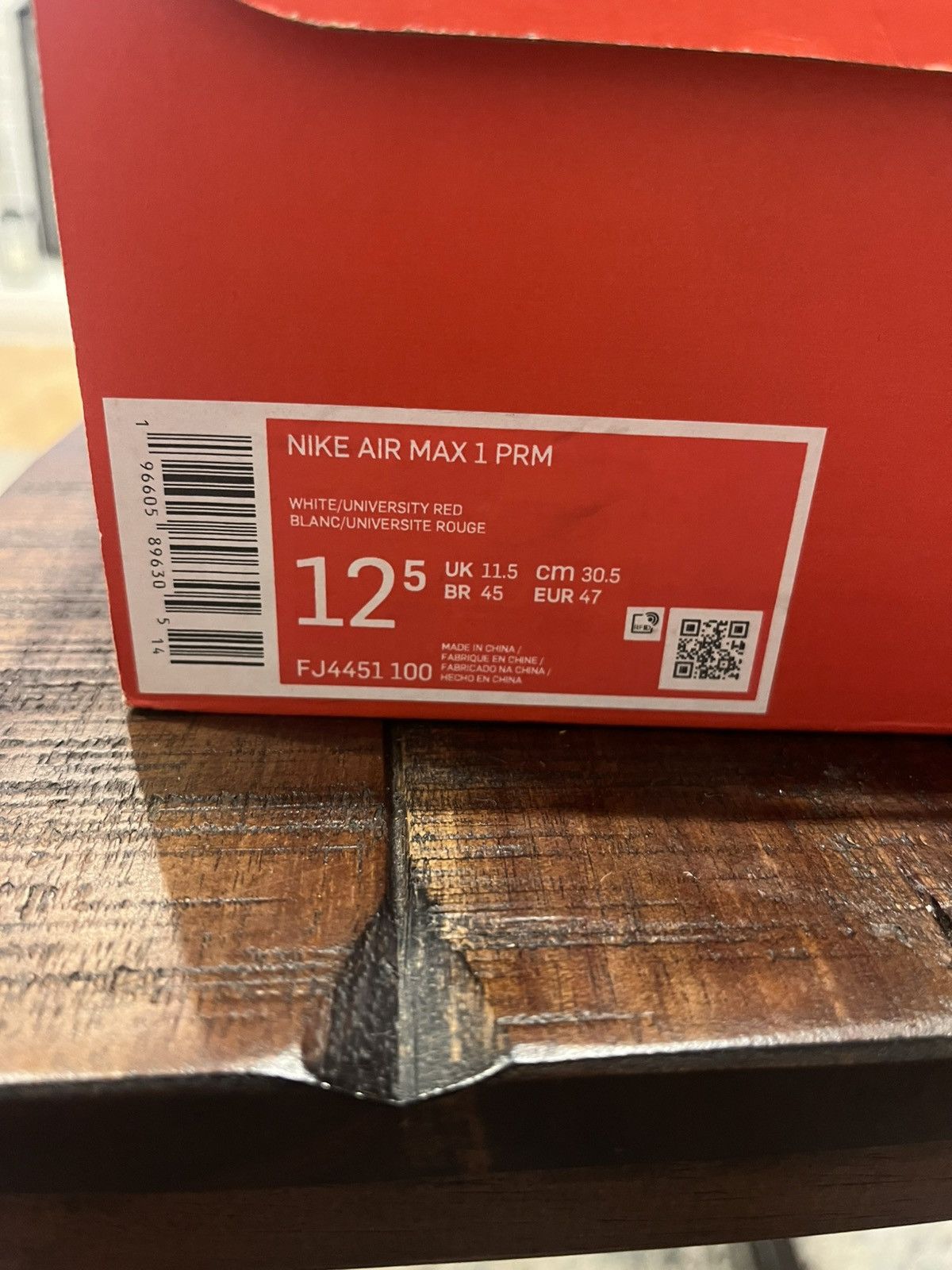 Nike Nike Air Max 1 The Bay Size US 12.5 / EU 45-46 - 11 Thumbnail