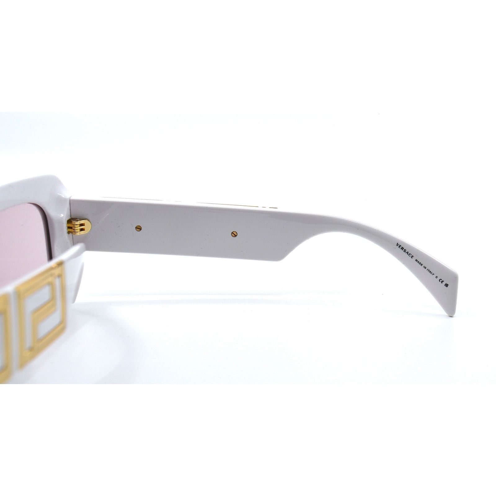Versace NEW VERSACE VE4444U 314/5 WHITE PINK AUTHENTIC SUNGLASSES Size ONE SIZE - 9 Thumbnail