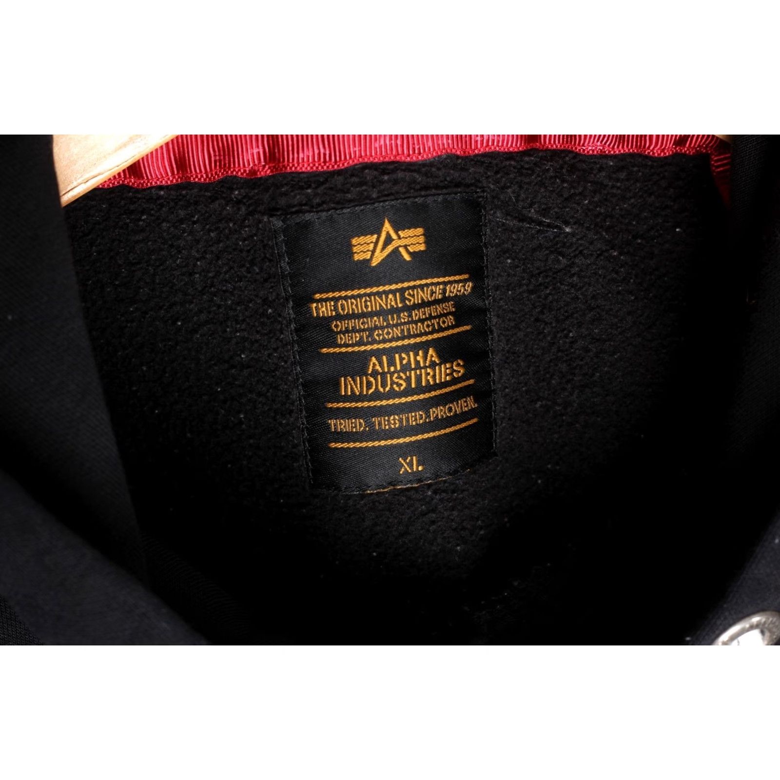 Alpha Industries ALPHA INDUSTRIES Pullover Hoodie Men XL Black Hoodie XL Mens Size US XL / EU 56 / 4 - 5 Thumbnail