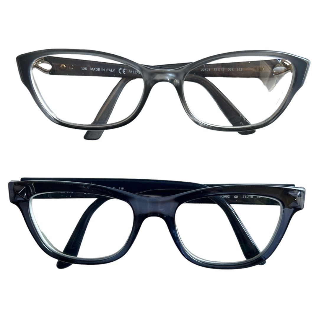 Valentino LOT 2 VALENTINO V2682/V2621 Eyeglasses Frames Size ONE SIZE - 1 Thumbnail