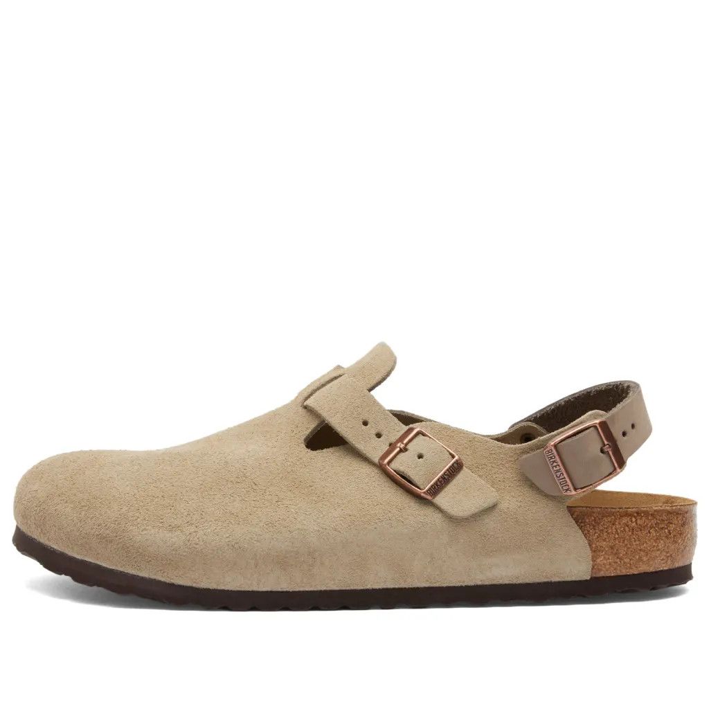 Birkenstock Birkenstock Tokio Taupe Suede 1028287 US 8 EU 41 Size US 8 / EU 41 - 2 Thumbnail