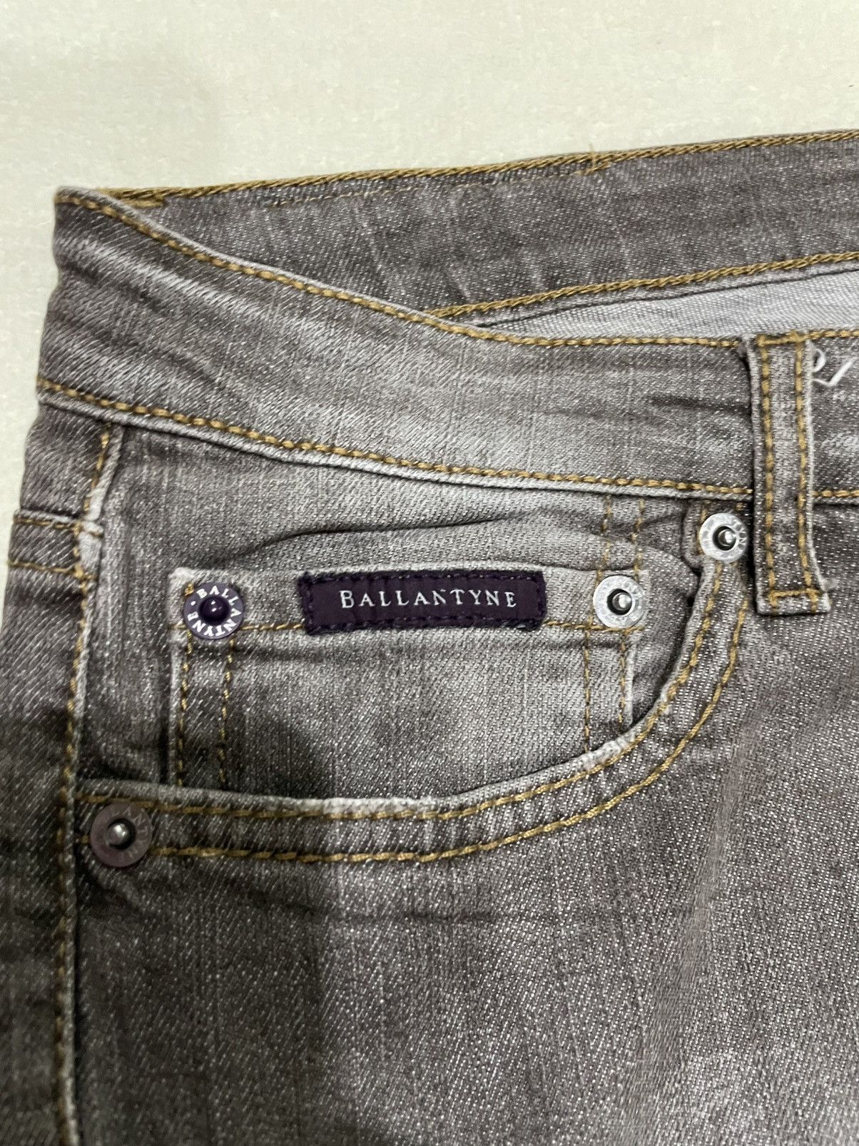 Vintage Vintage Ballantyne Japanese Brand Faded Jeans Size US 33 - 6 Thumbnail